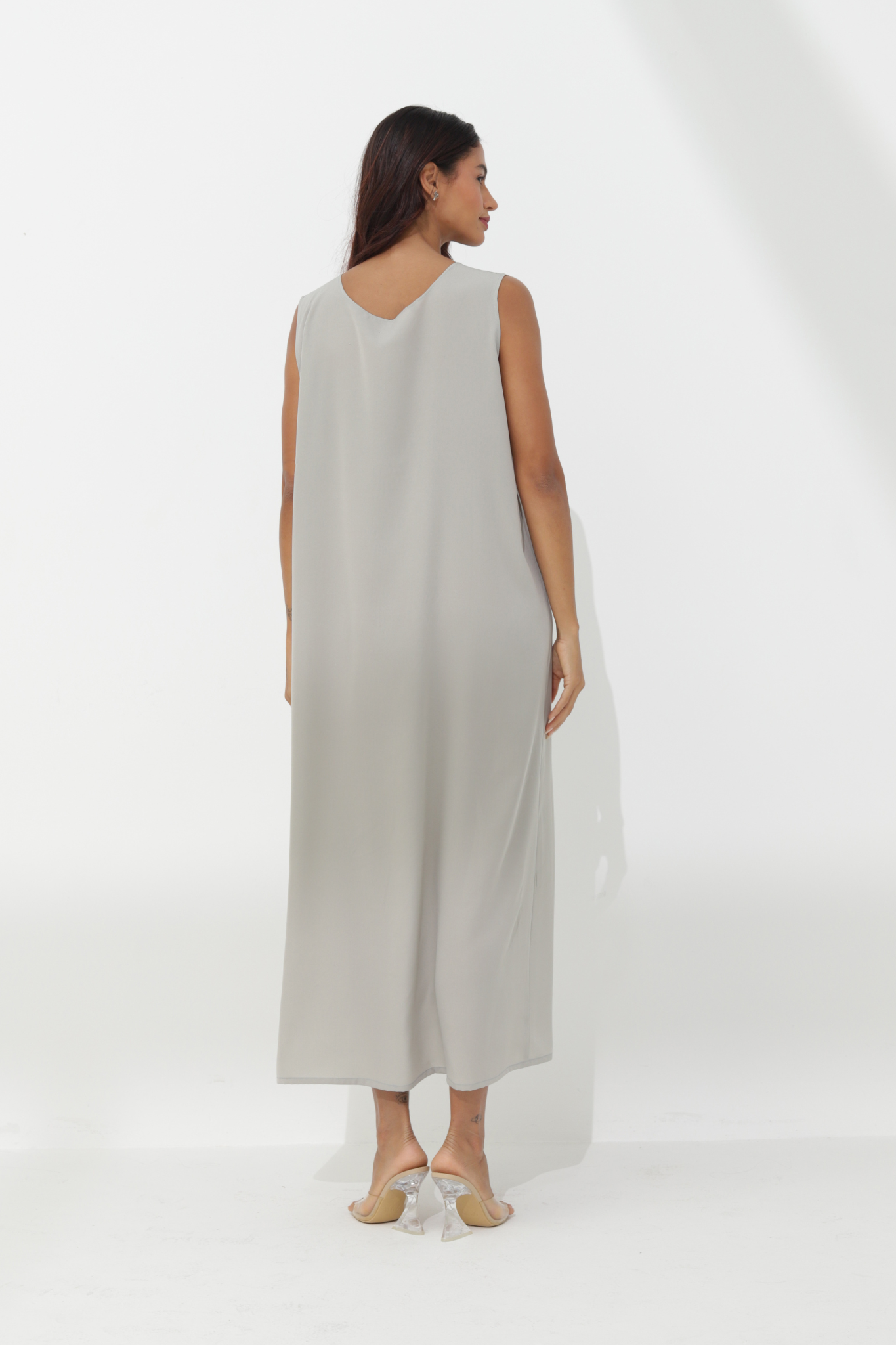 Dress - Sleevesless - BasicAbaya