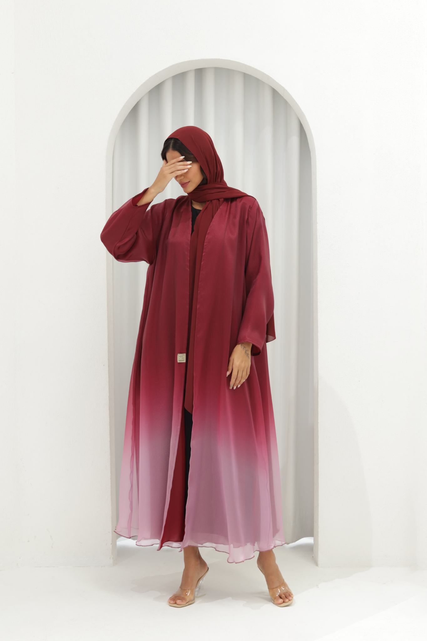 Basic Ombré (Maroon Abaya)