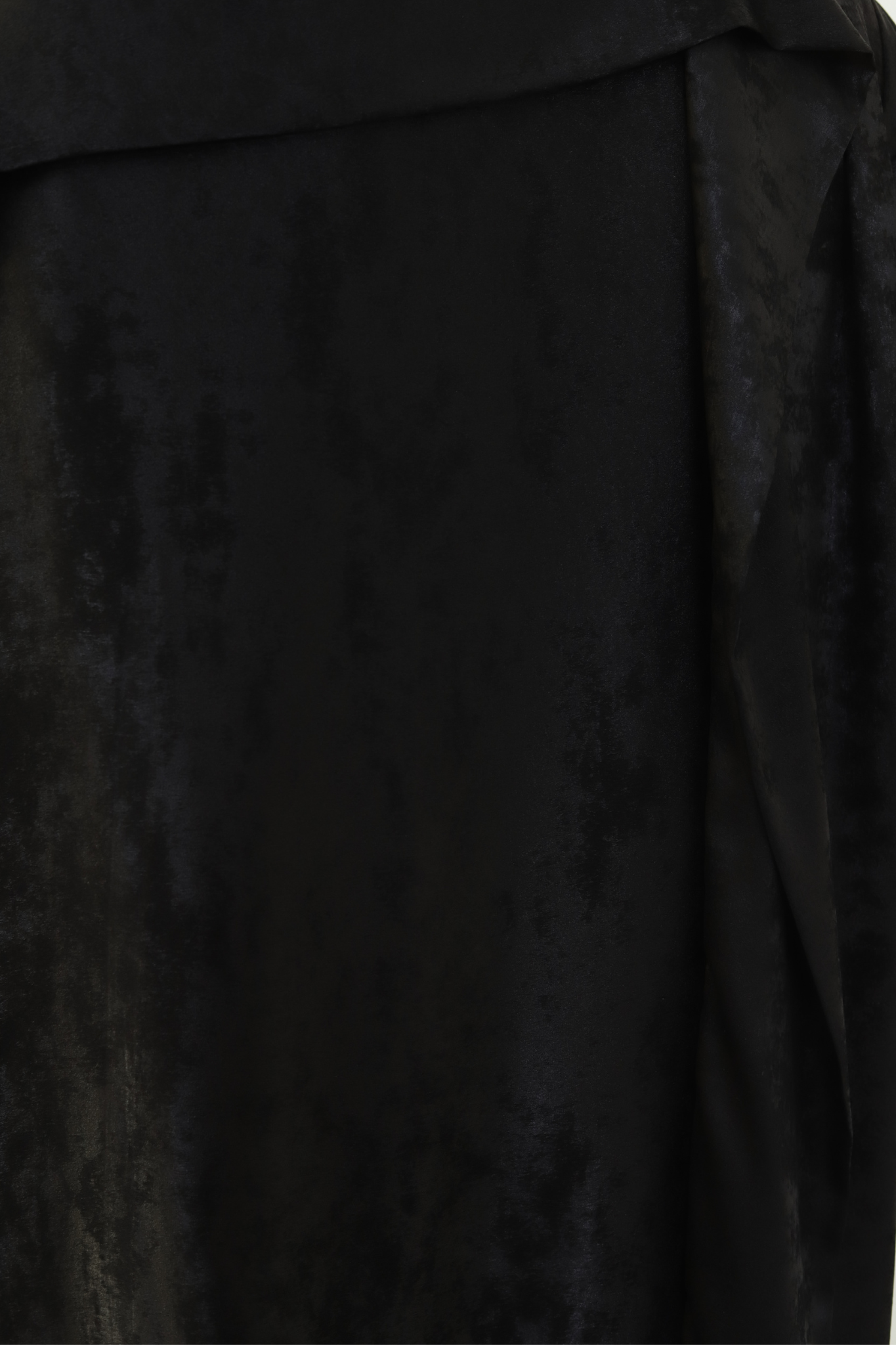 Basic Clouds Set (Black Abaya with Dress) - BasicAbaya