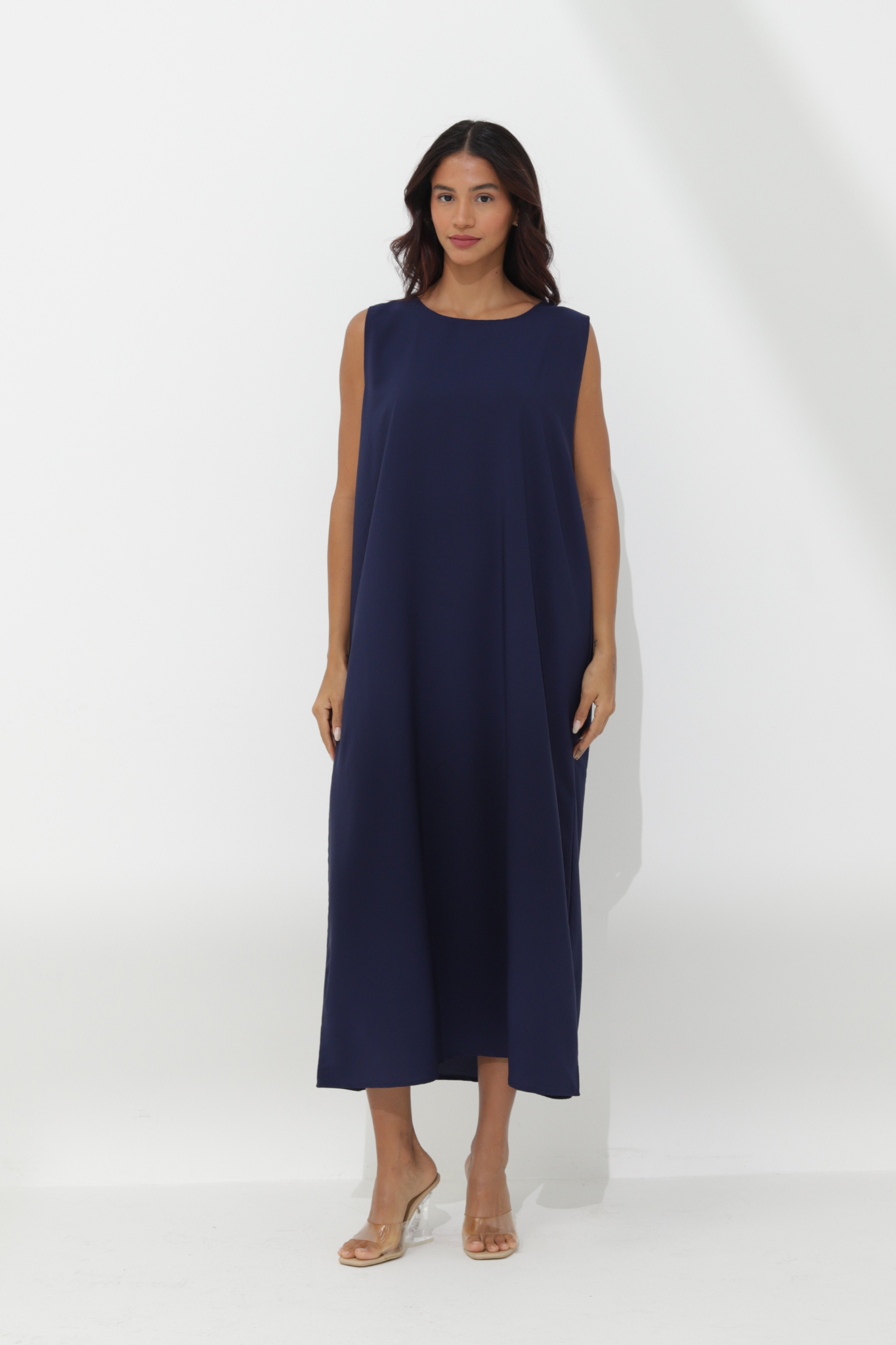 Dress - Sleevesless - BasicAbaya