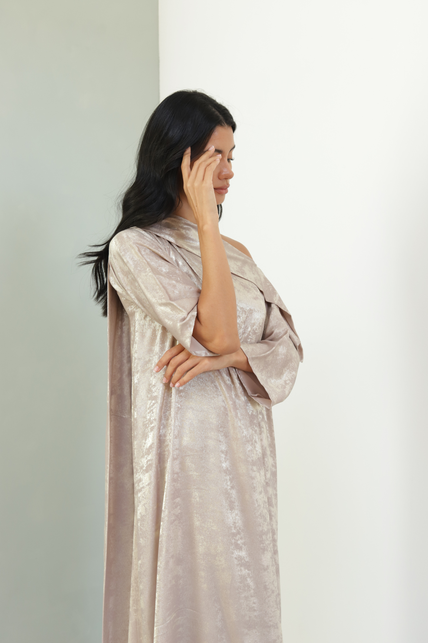 Basic Clouds (Nude Dress) - BasicAbaya