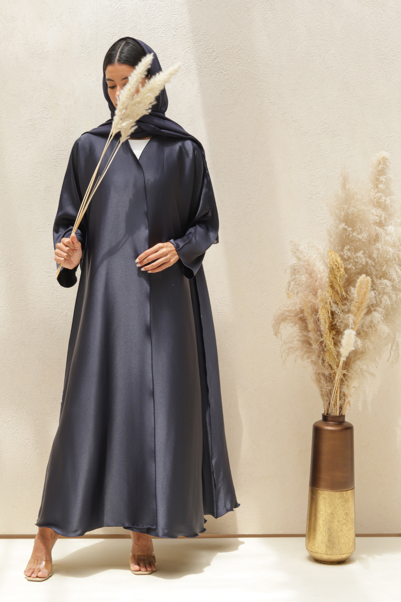 Basic Reversible (Navy Blue Abaya) - BasicAbaya