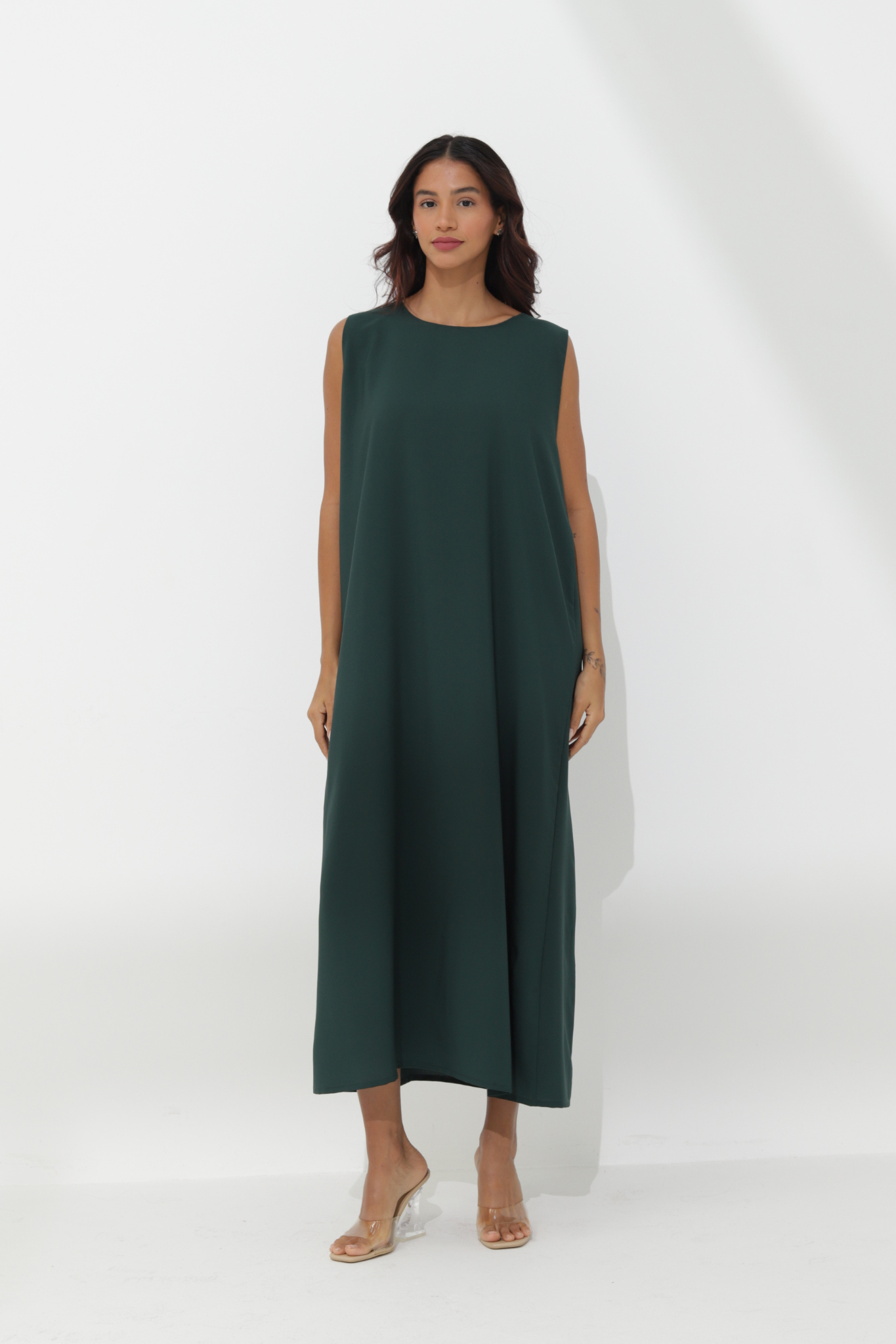 Dress - Sleevesless - BasicAbaya