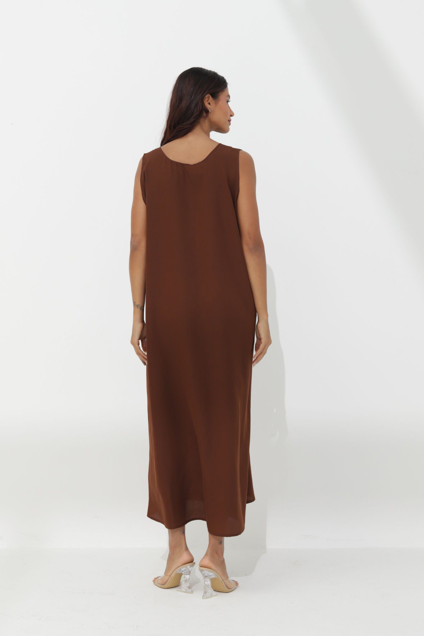 Dress - Sleevesless - BasicAbaya