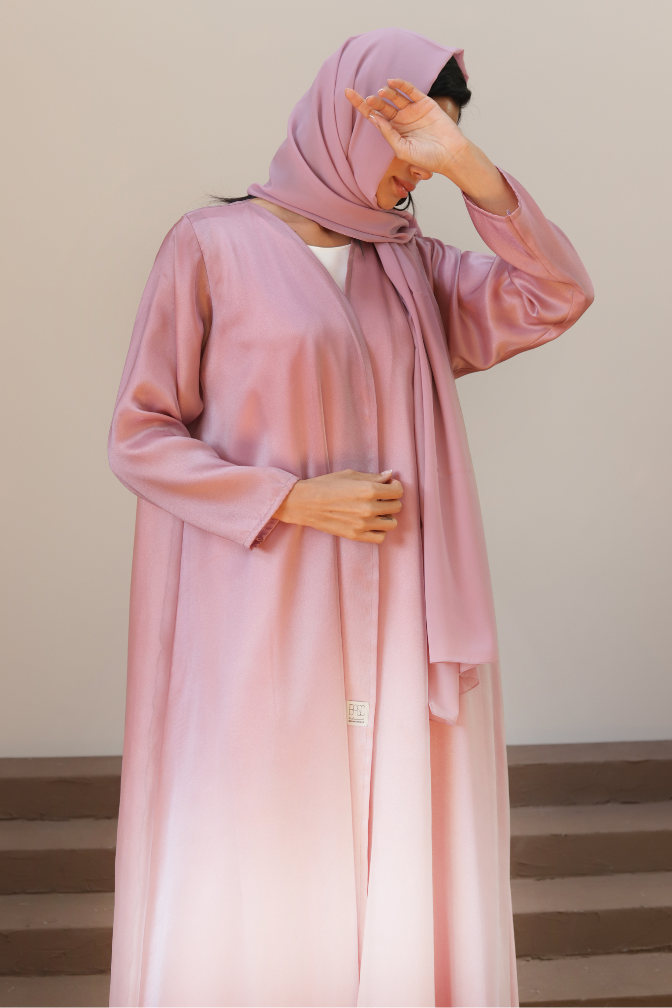 Basic Ombré (Pink Abaya) - BasicAbaya