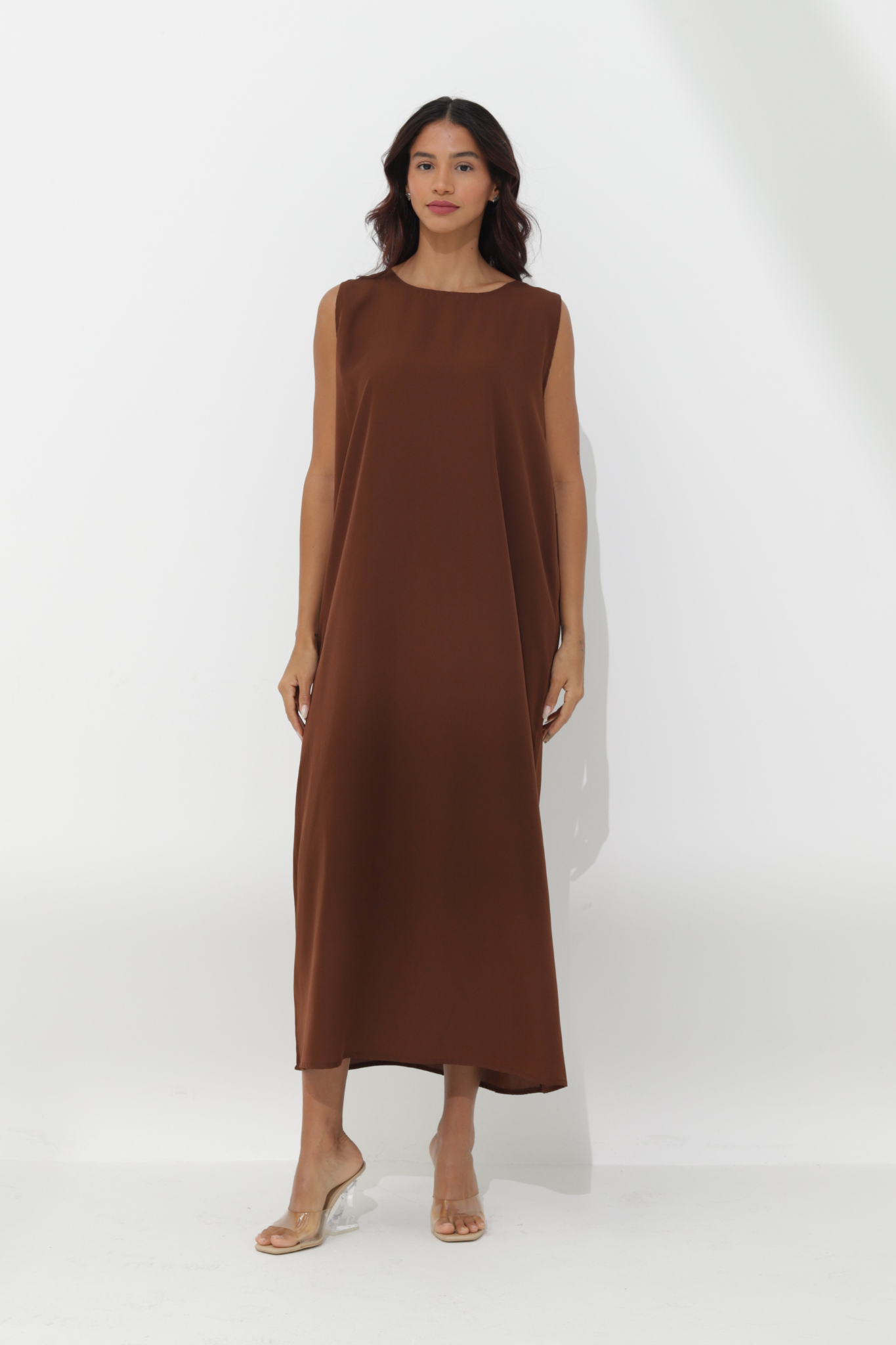 Dress - Sleevesless - BasicAbaya