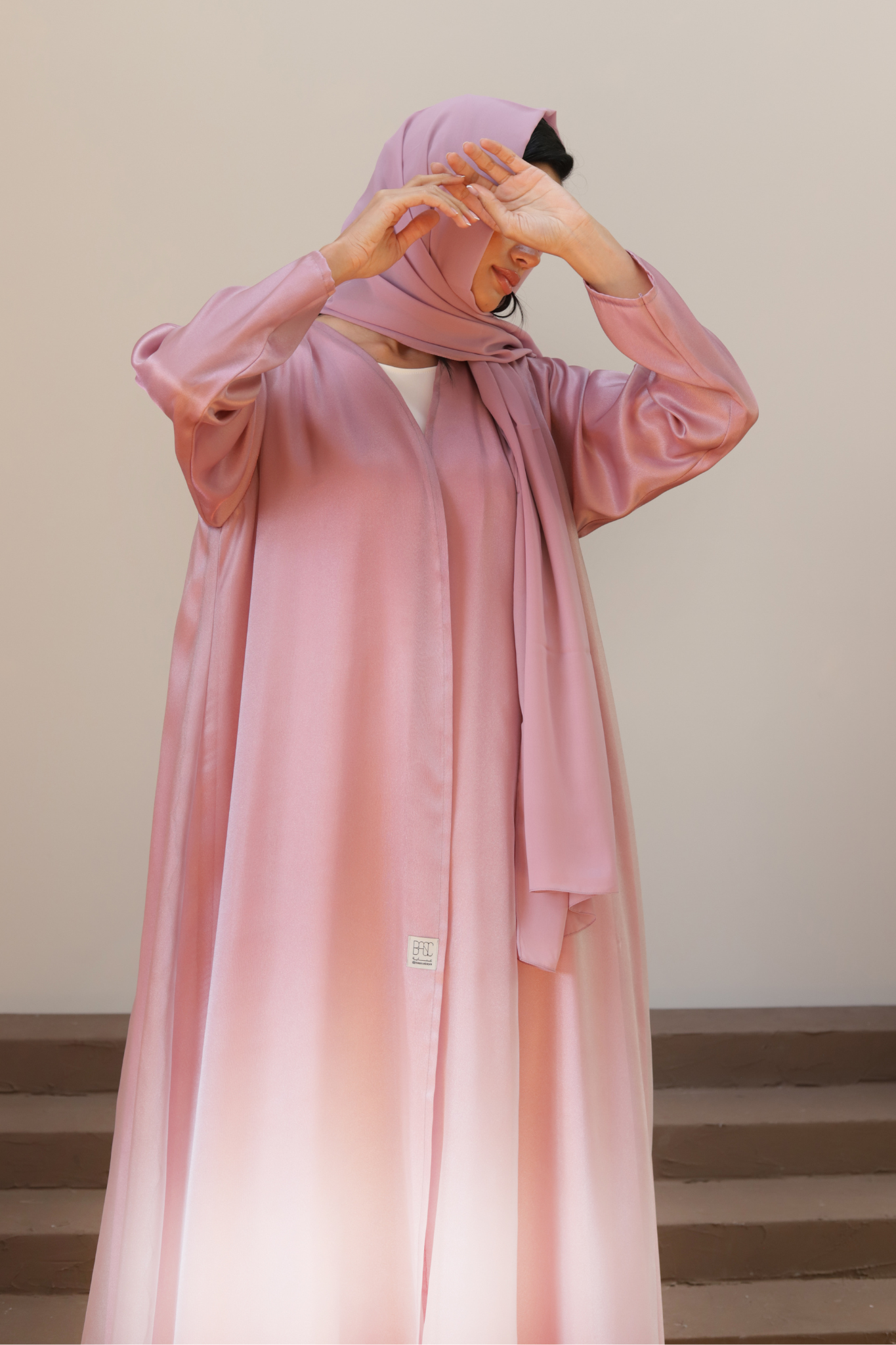 Basic Ombré (Pink Abaya) - BasicAbaya