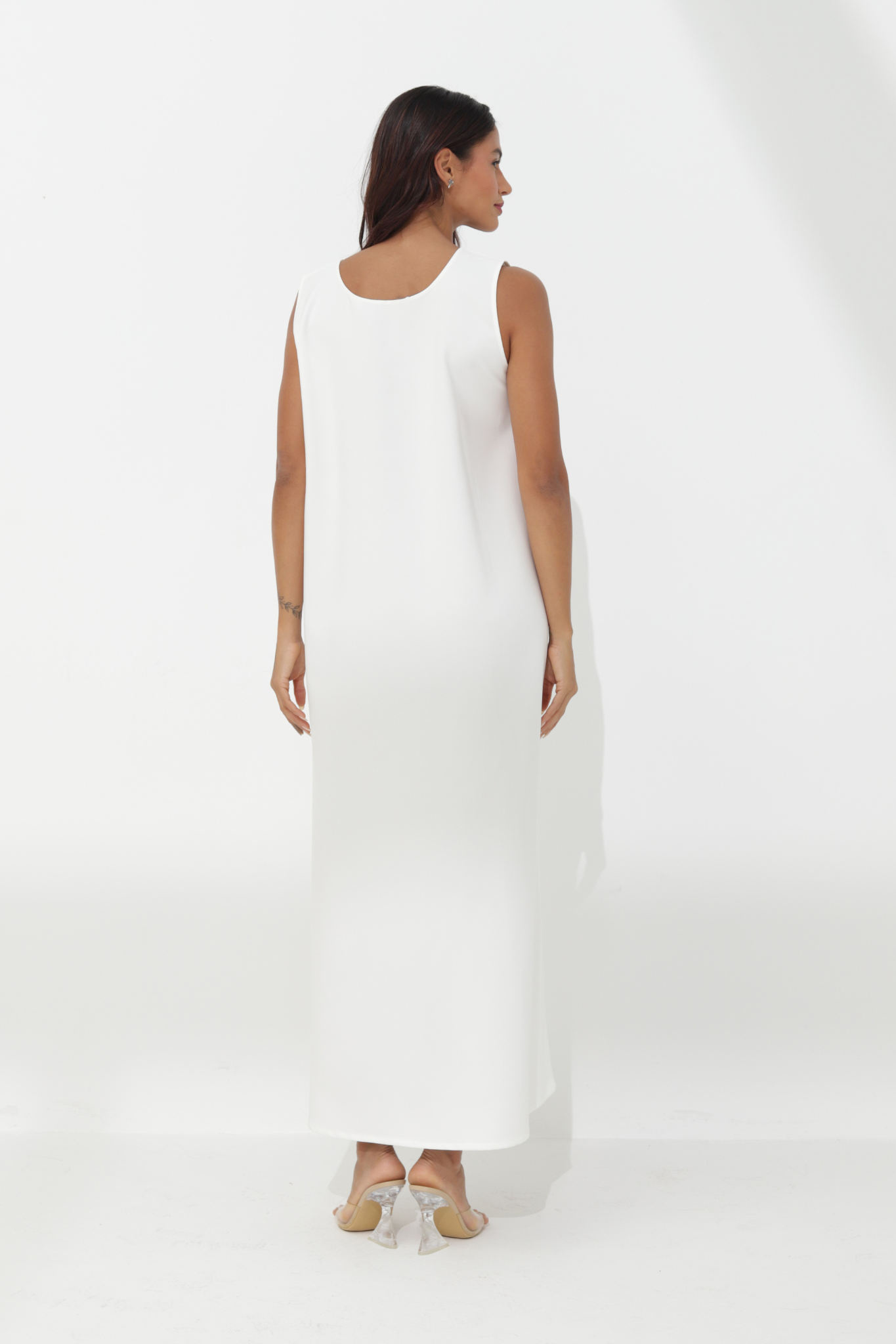 Dress - Sleevesless - BasicAbaya