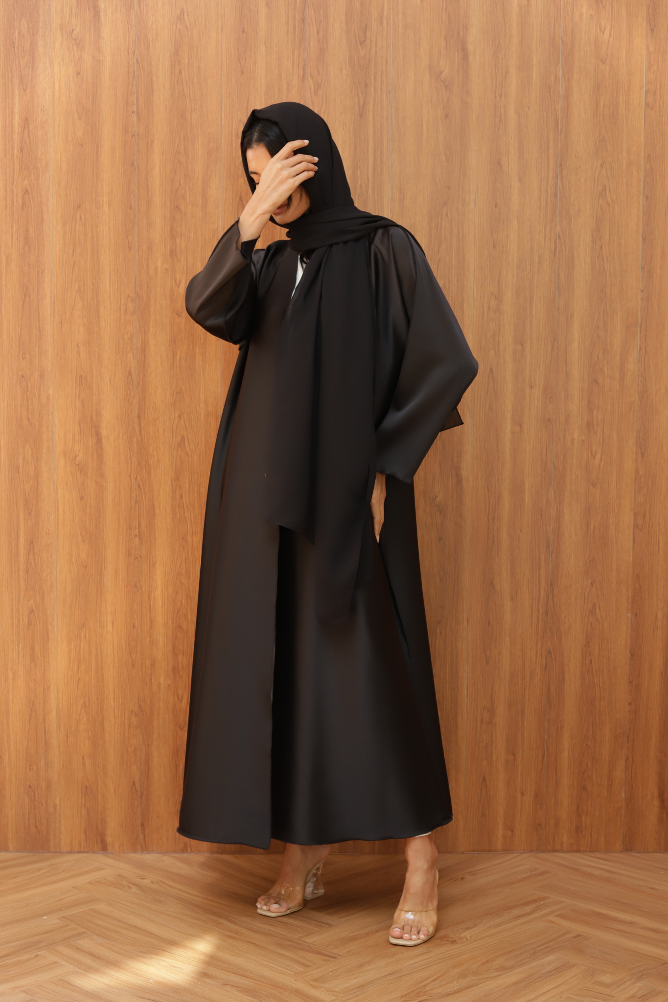 Basic Reversible (Black Abaya) - BasicAbaya
