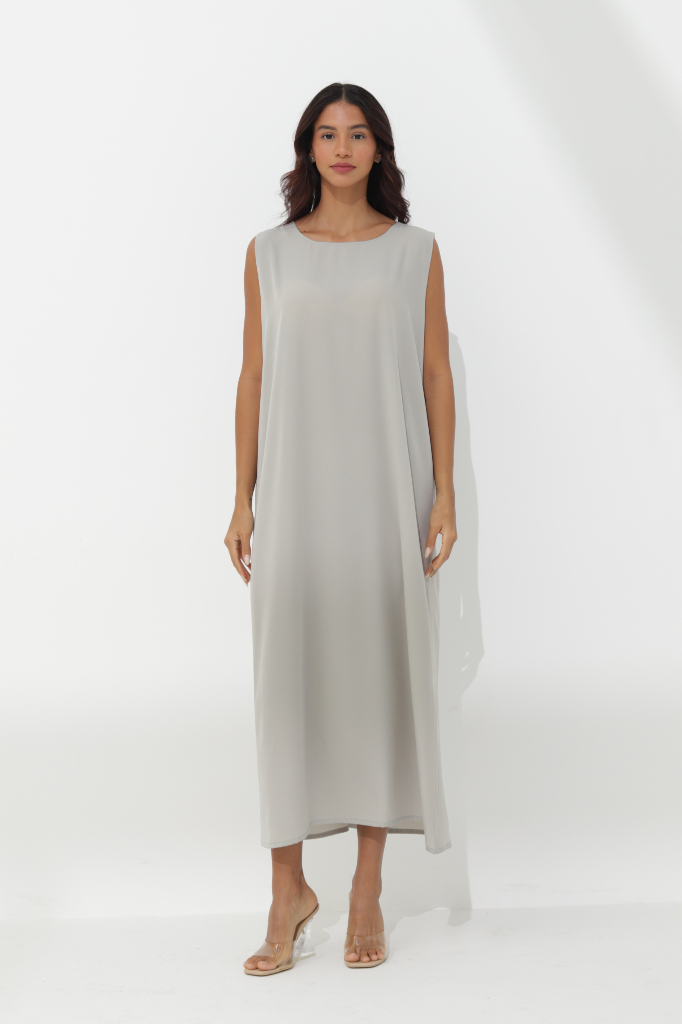Dress - Sleevesless - BasicAbaya
