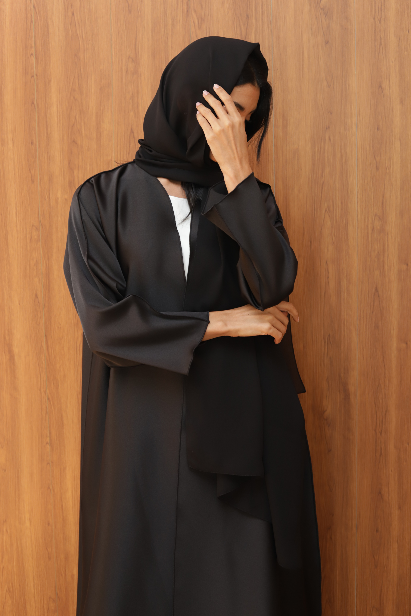 Basic Reversible (Black Abaya) - BasicAbaya