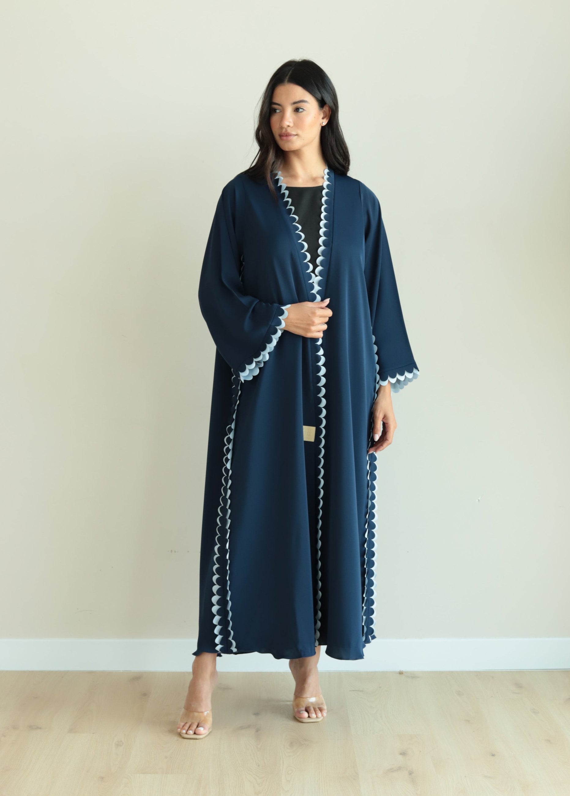 Basic Circles (Light & Dark Blue Abaya)