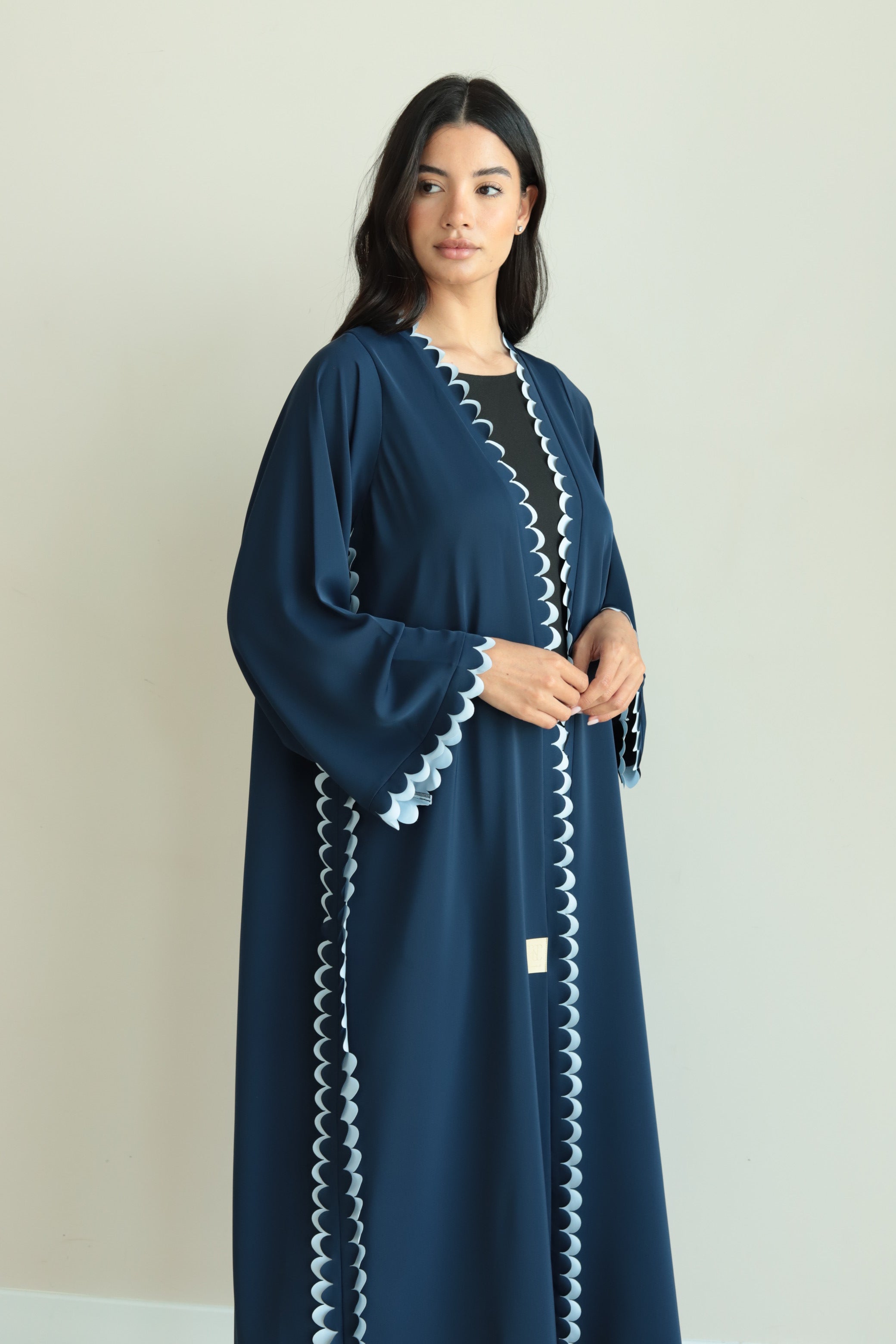Basic Circles (Light & Dark Blue Abaya)