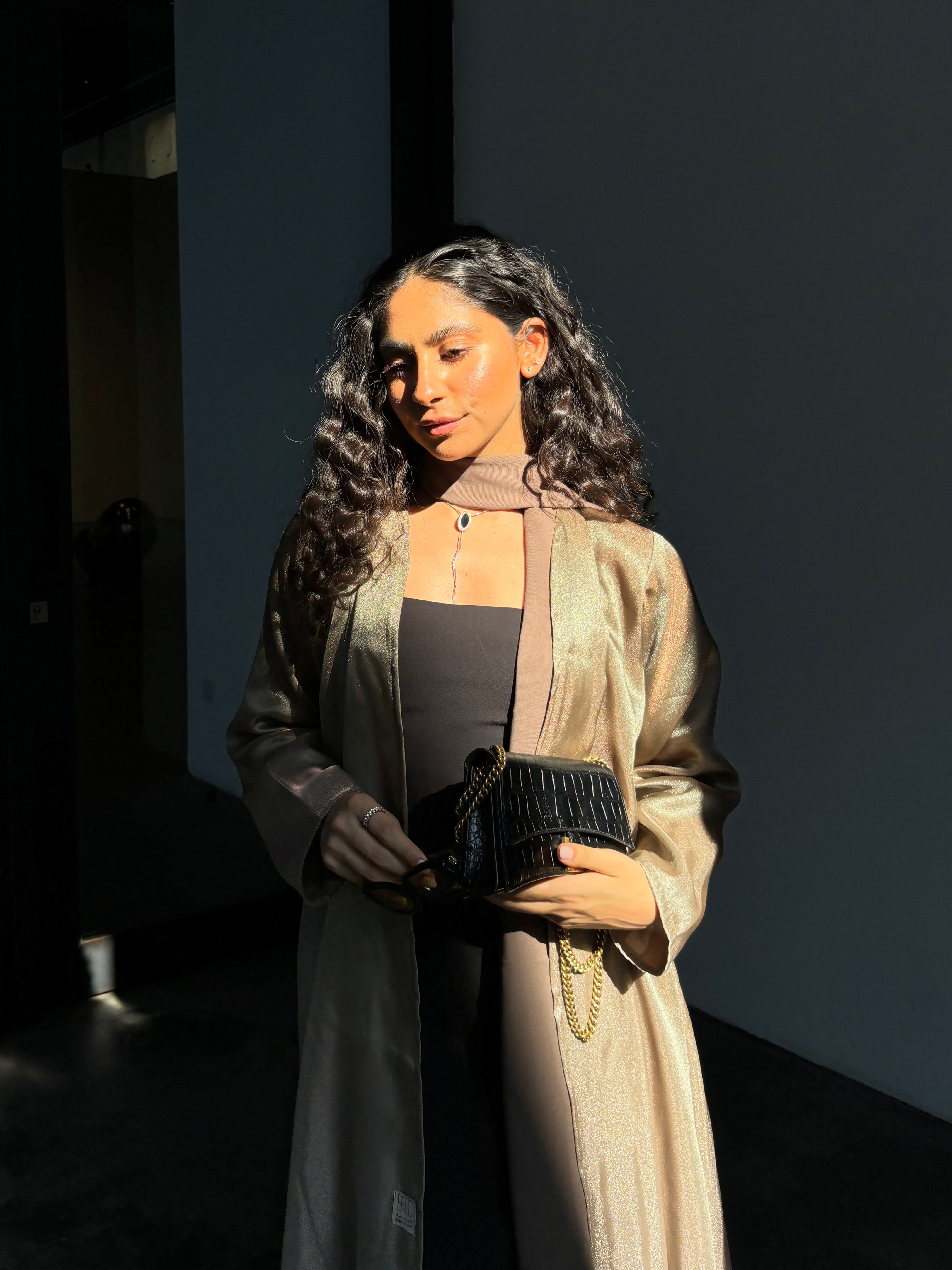 Basic Ombré (Army Brown Abaya) - BasicAbaya