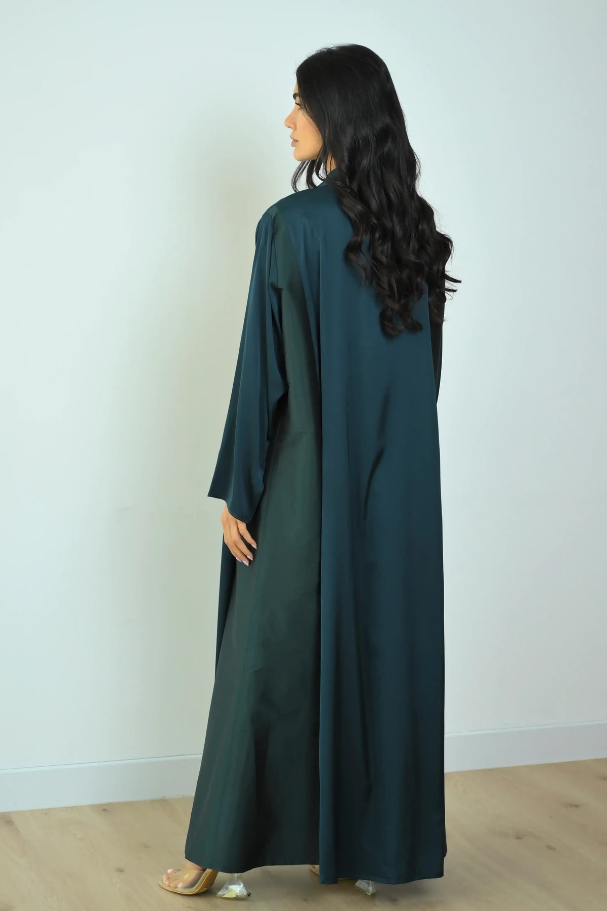Basic Tafetta (Green Abaya) - BasicAbaya