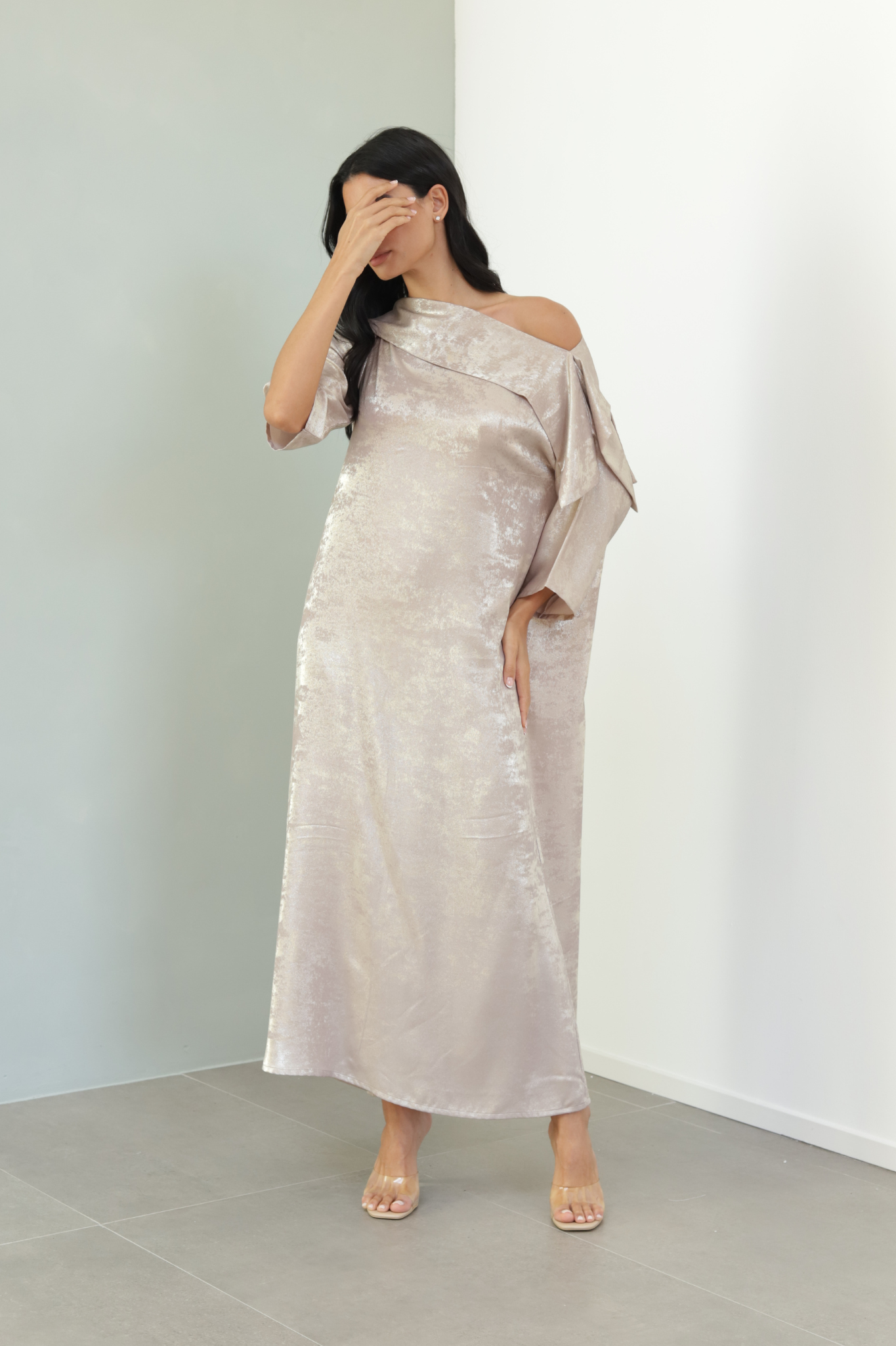 Basic Clouds (Nude Dress) - BasicAbaya