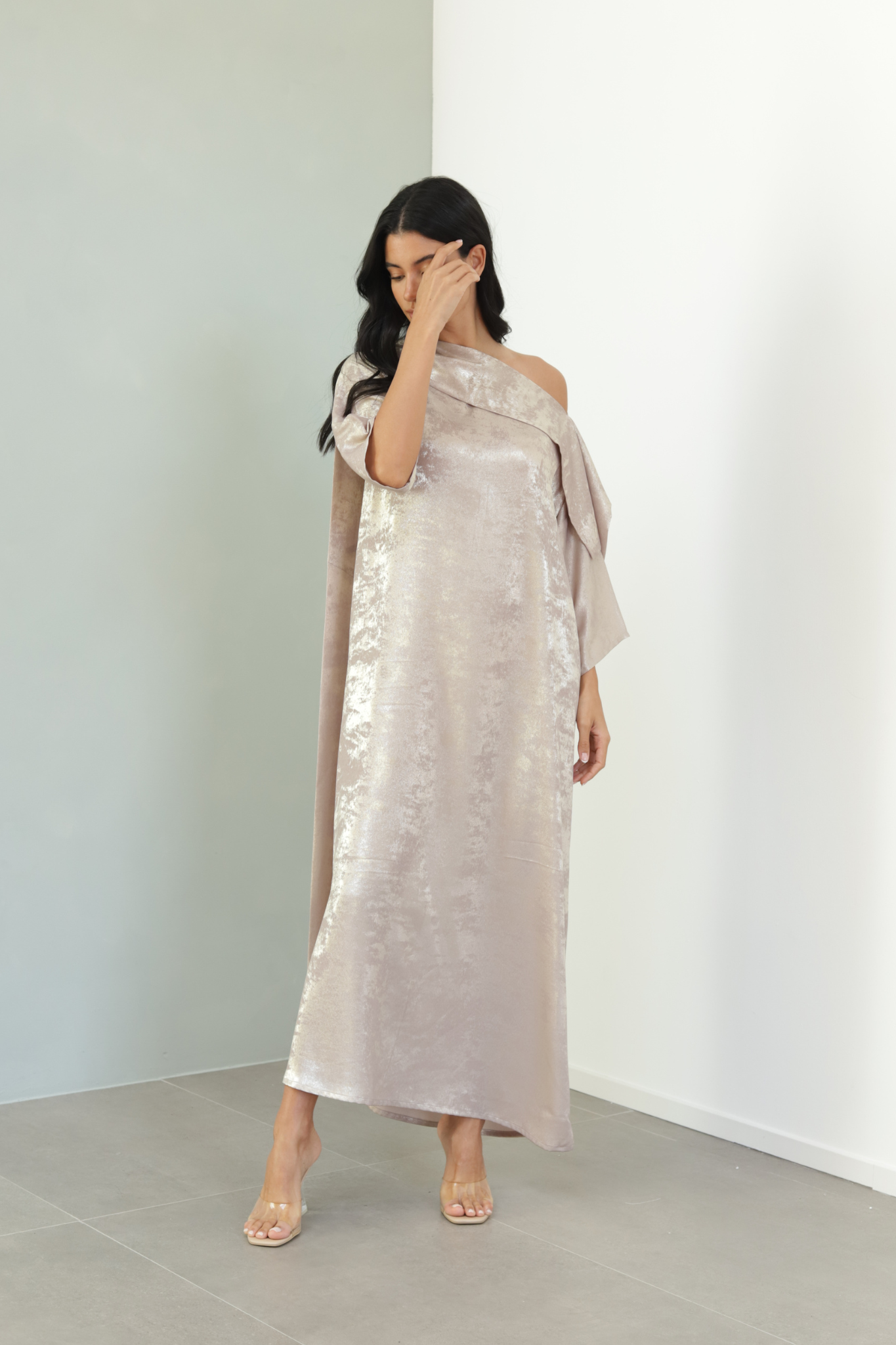 Basic Clouds (Nude Dress) - BasicAbaya
