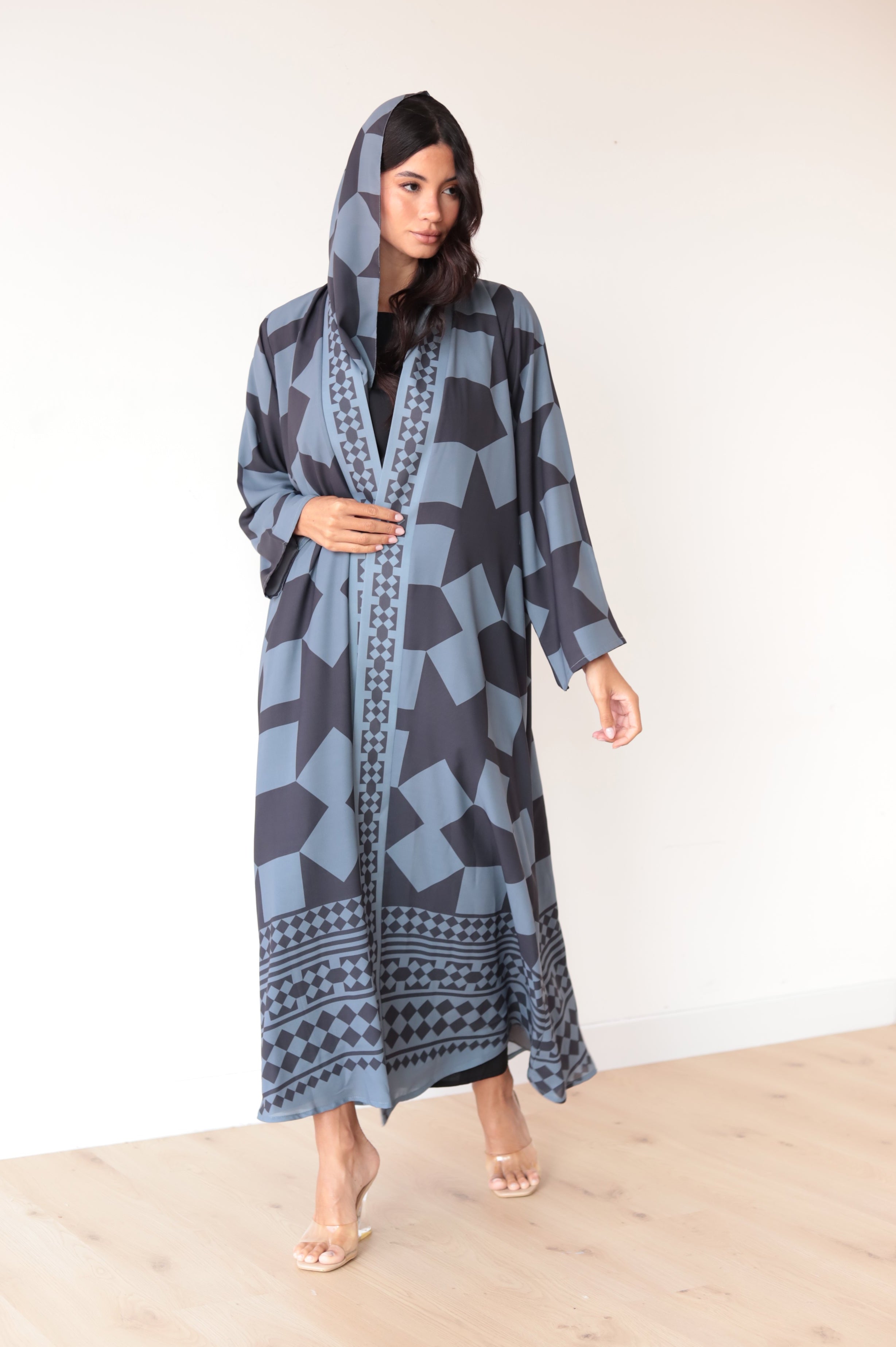 Basic Shapes (Bluish Grey Abaya)