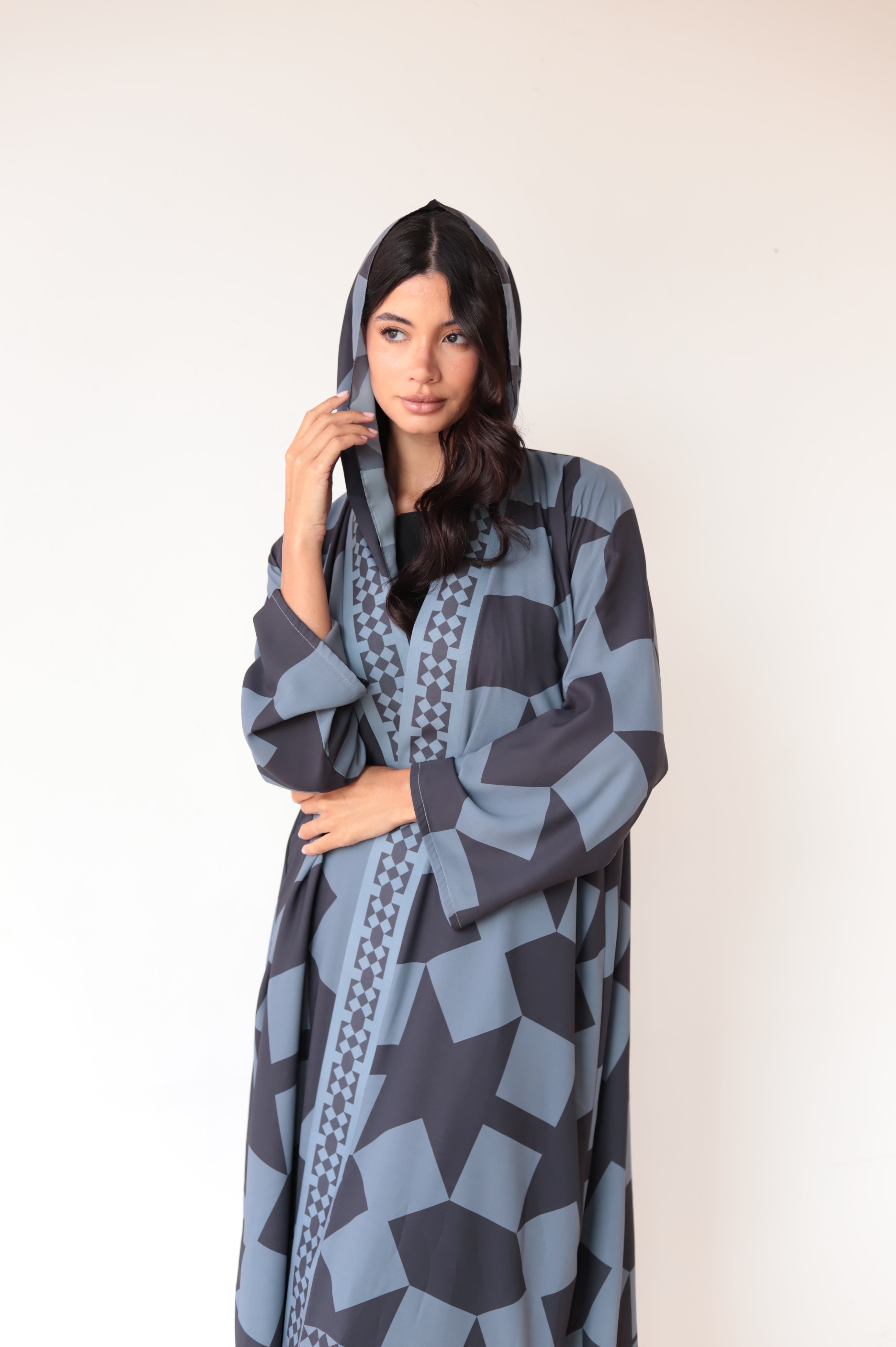 Basic Shapes (Bluish Grey Abaya)