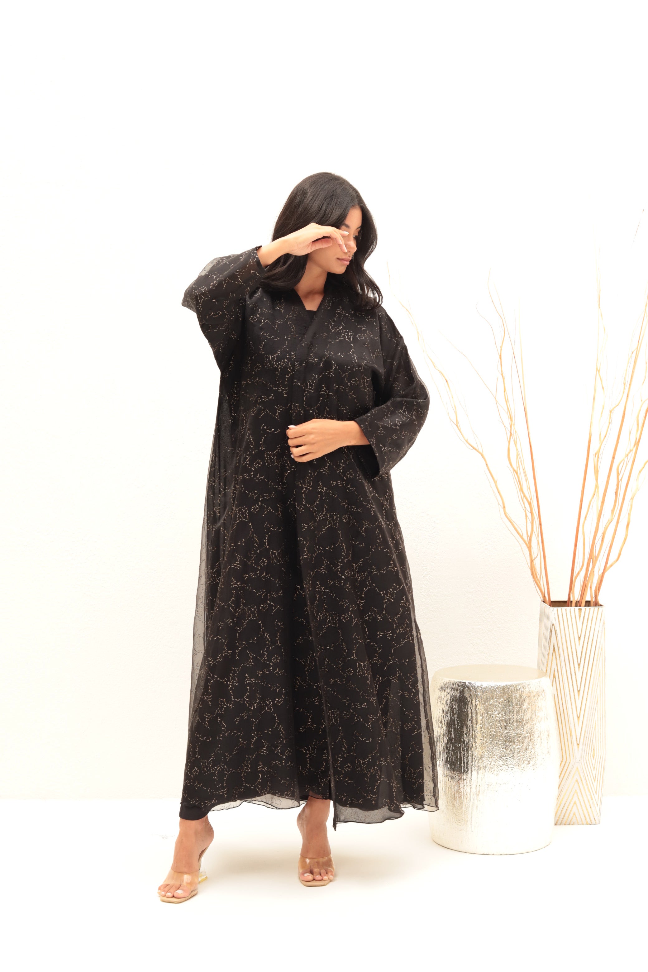 Basic Shiny Touch (Gold Abaya)