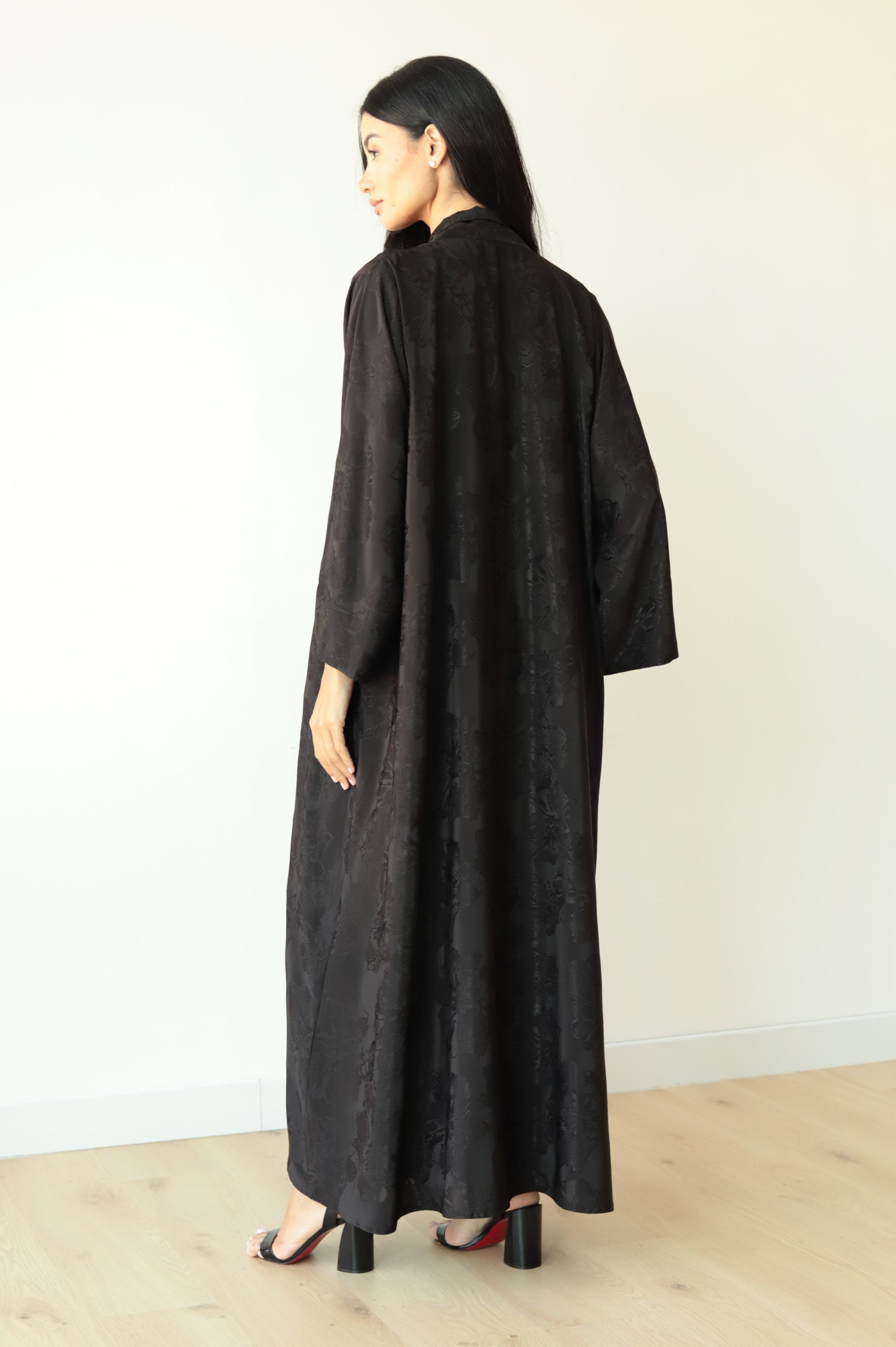 Basic Knots ( Brown Abaya) - BasicAbaya