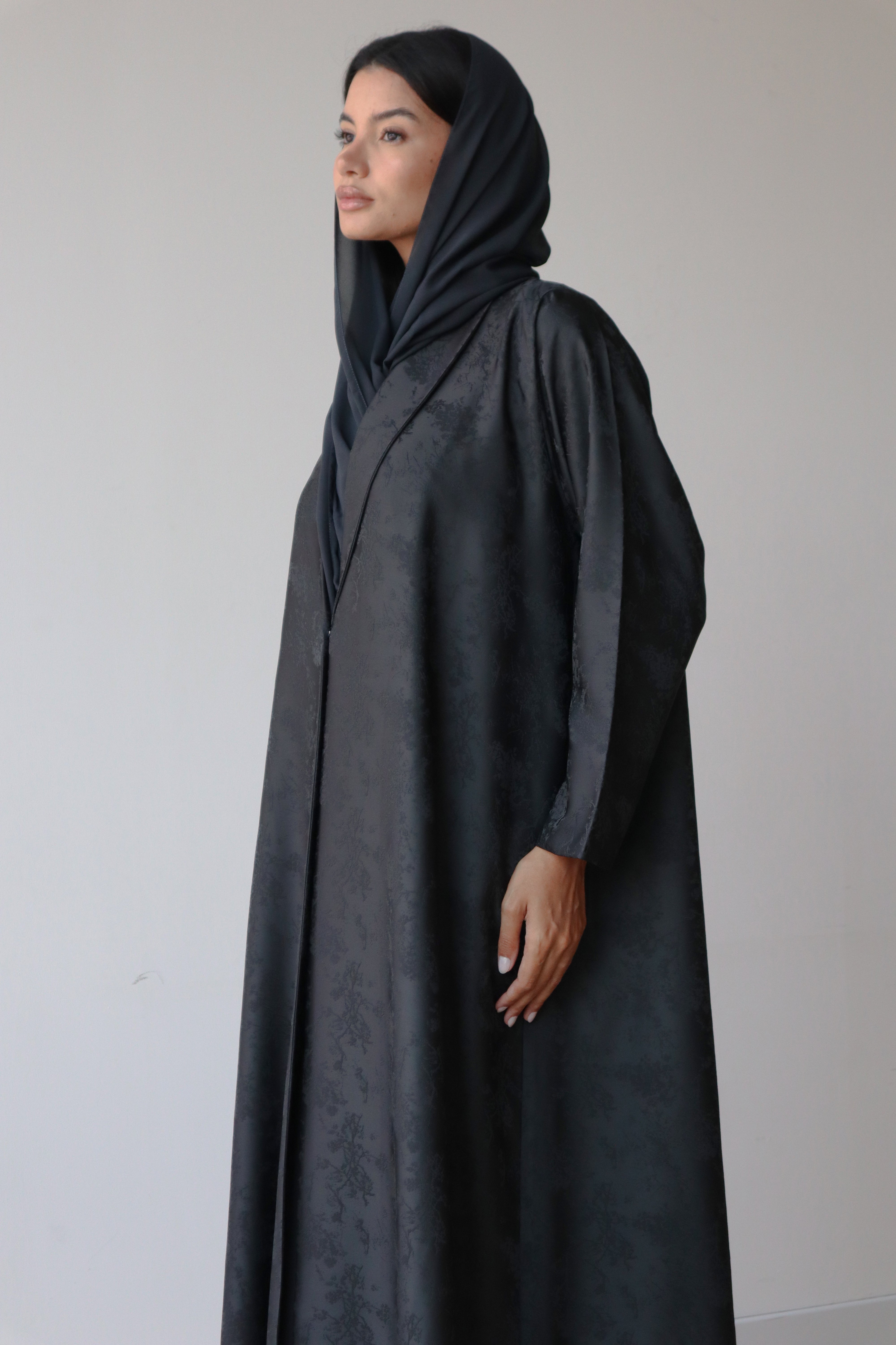 Basic Formal (Dark Ash Abaya)