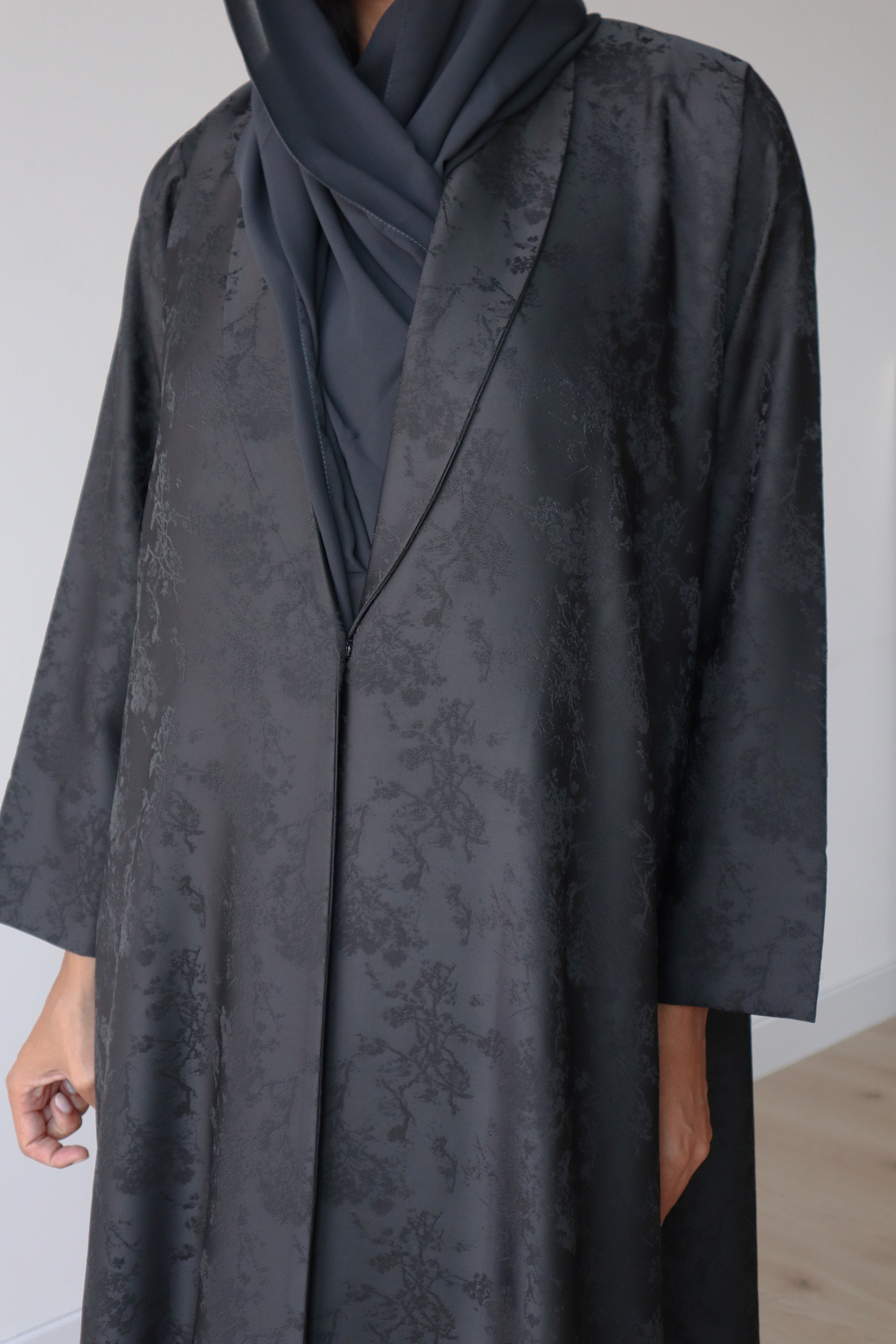 Basic Formal (Dark Ash Abaya)
