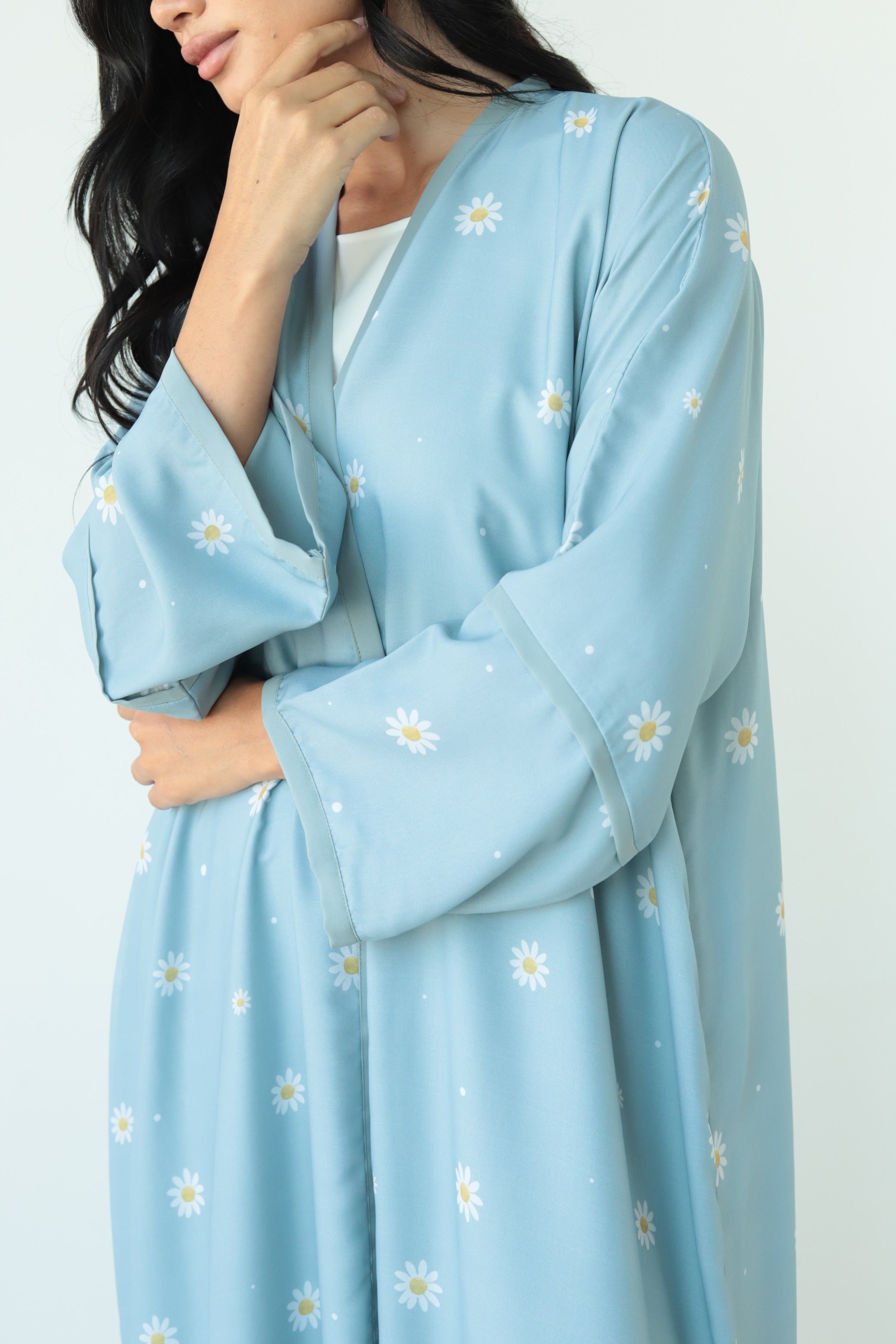 Basic Flowers (Blue Abaya)