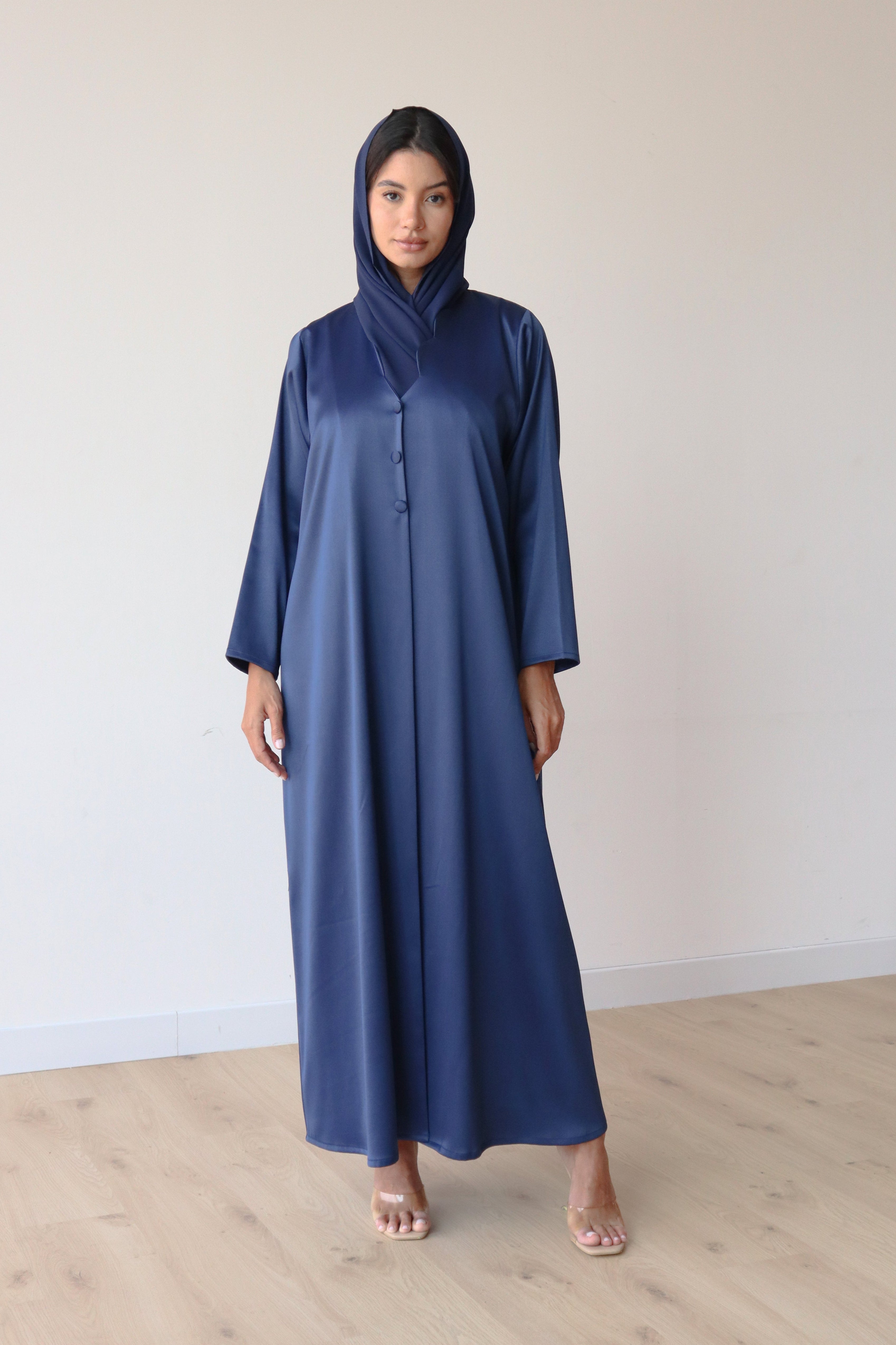 Basic Formal Elegance (Blue Abaya)