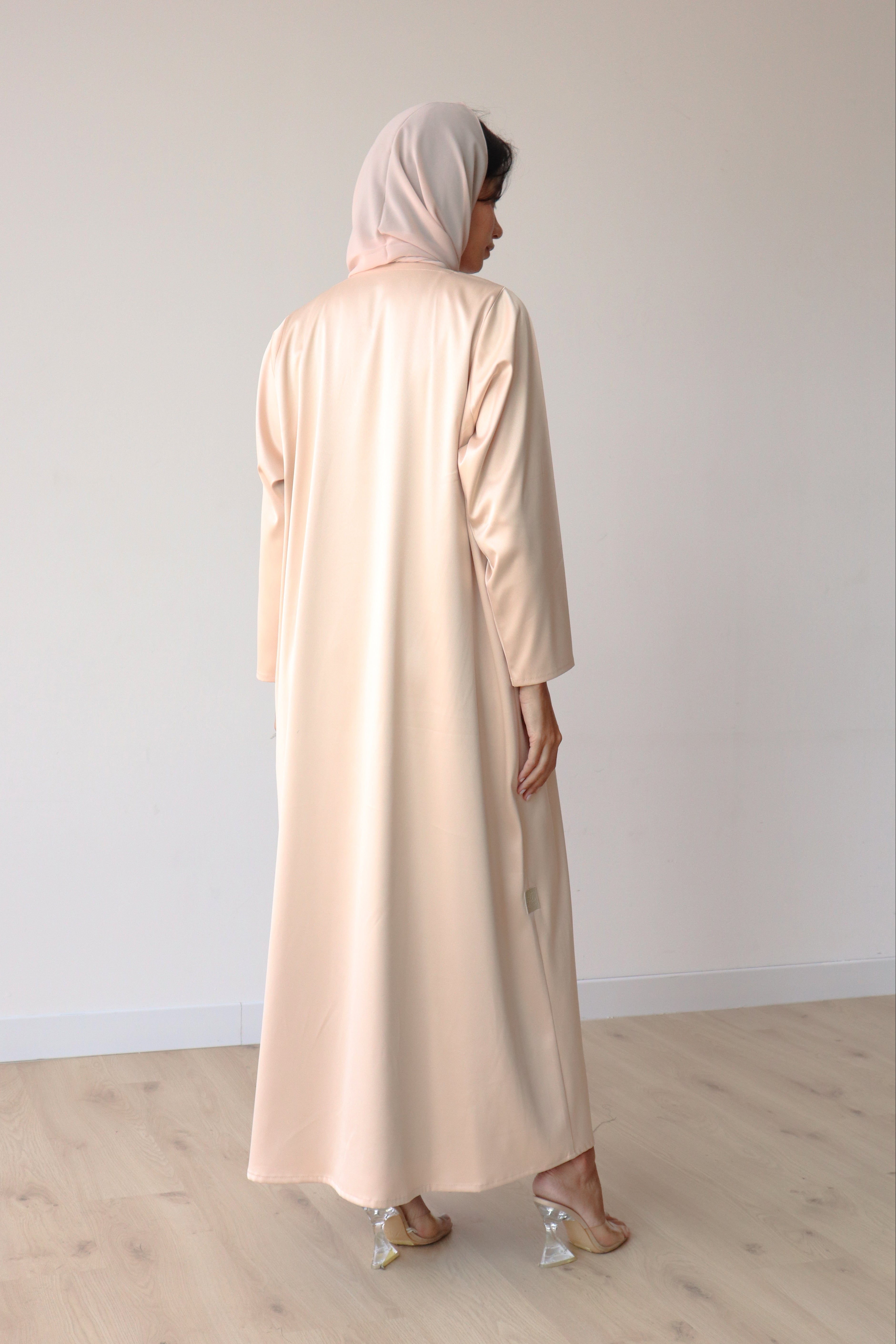 Basic Formal Elegance (Beige Abaya)