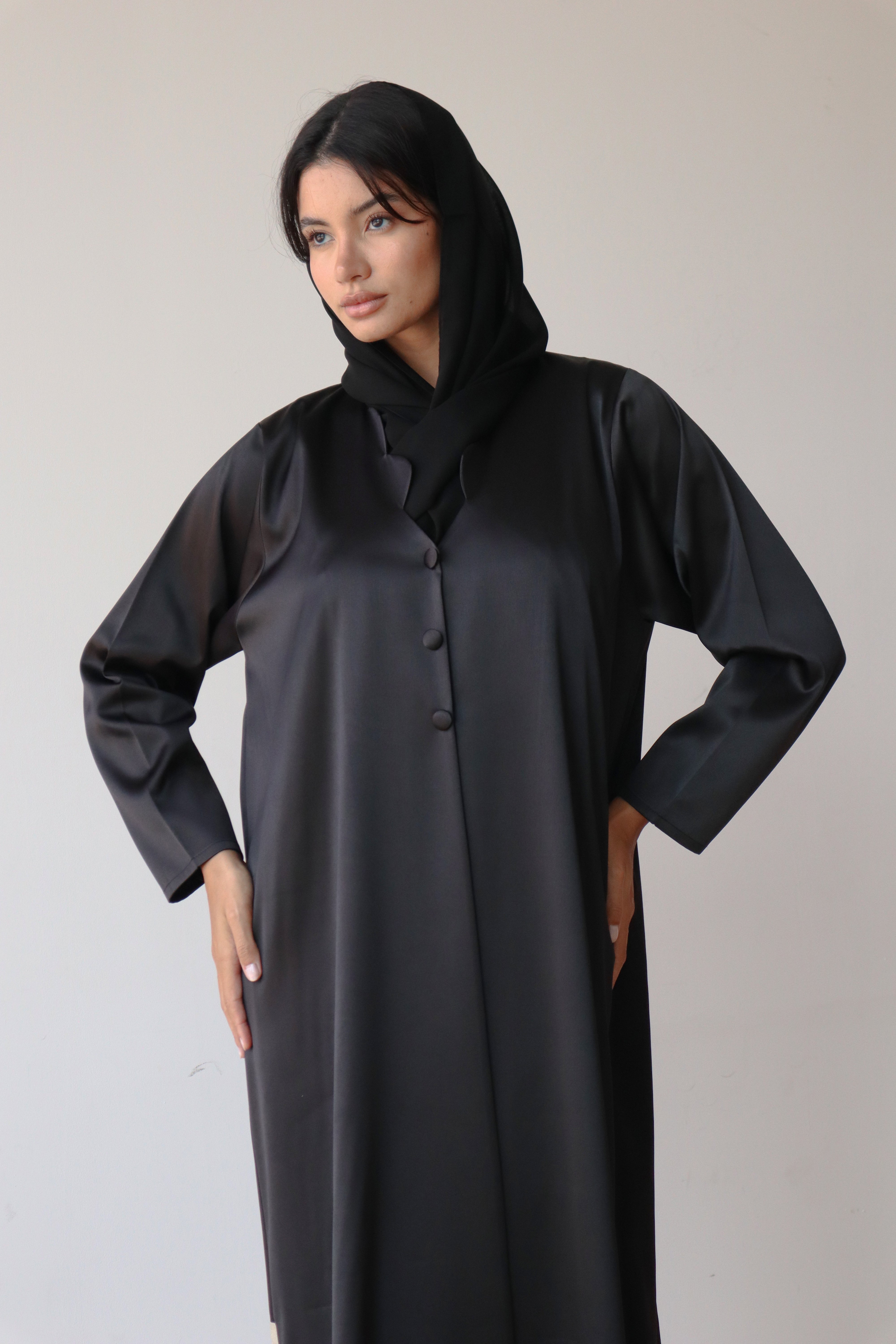 Basic Formal Elegance (Black Abaya)