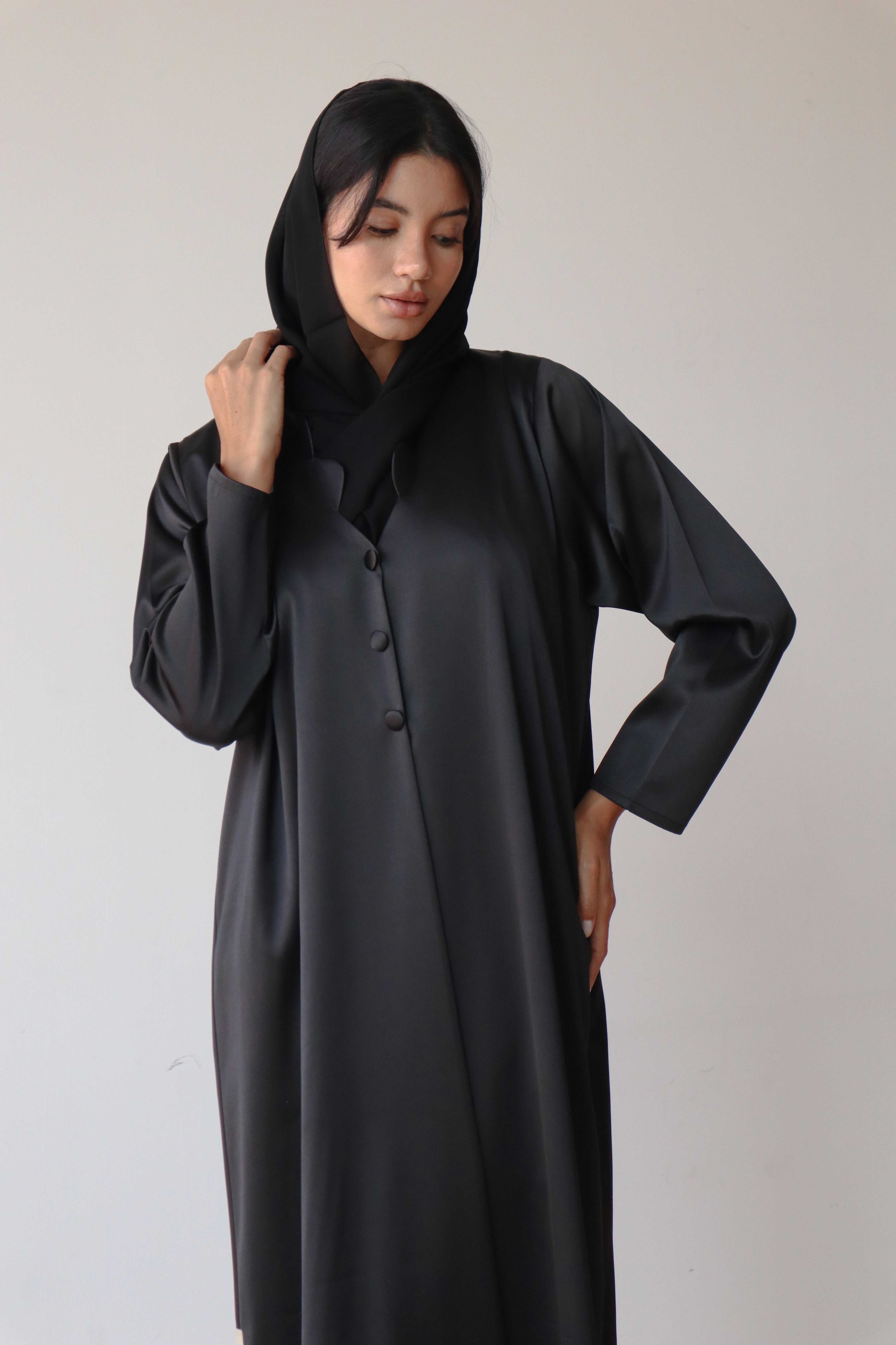 Basic Formal Elegance (Black Abaya)
