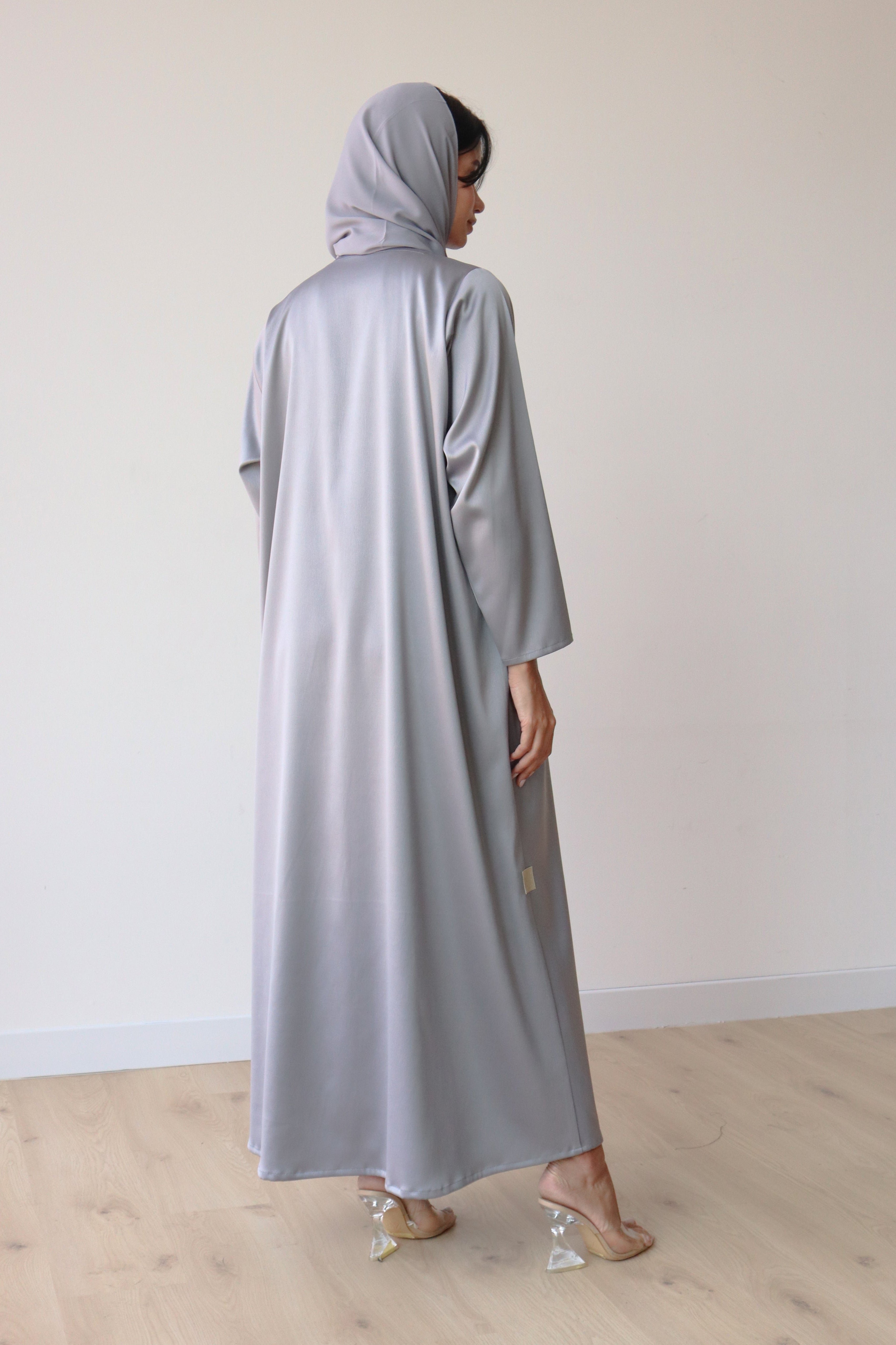 Basic Formal Elegance (Grey Abaya)