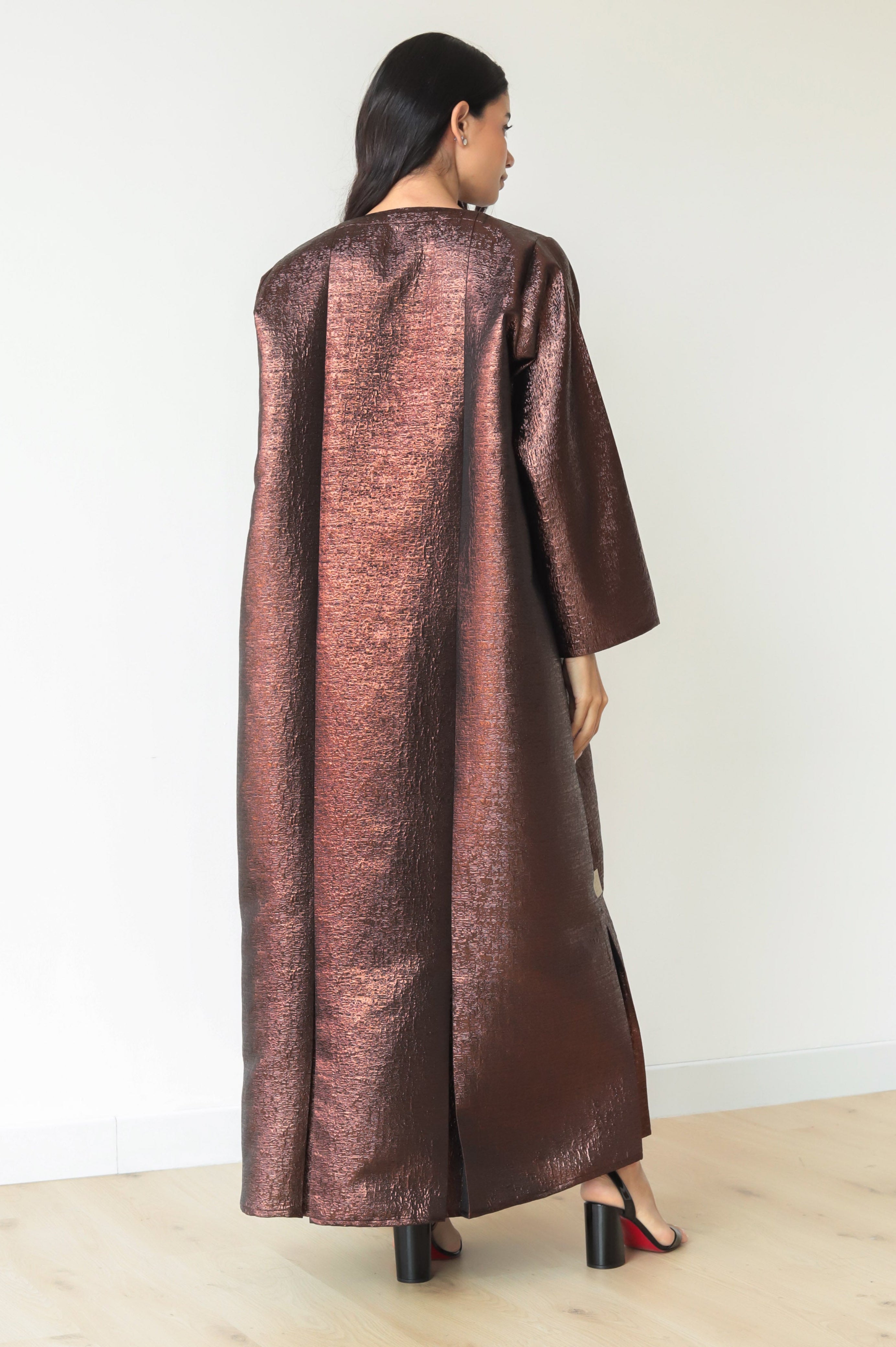 Basic Brocade (Bronze Abaya)