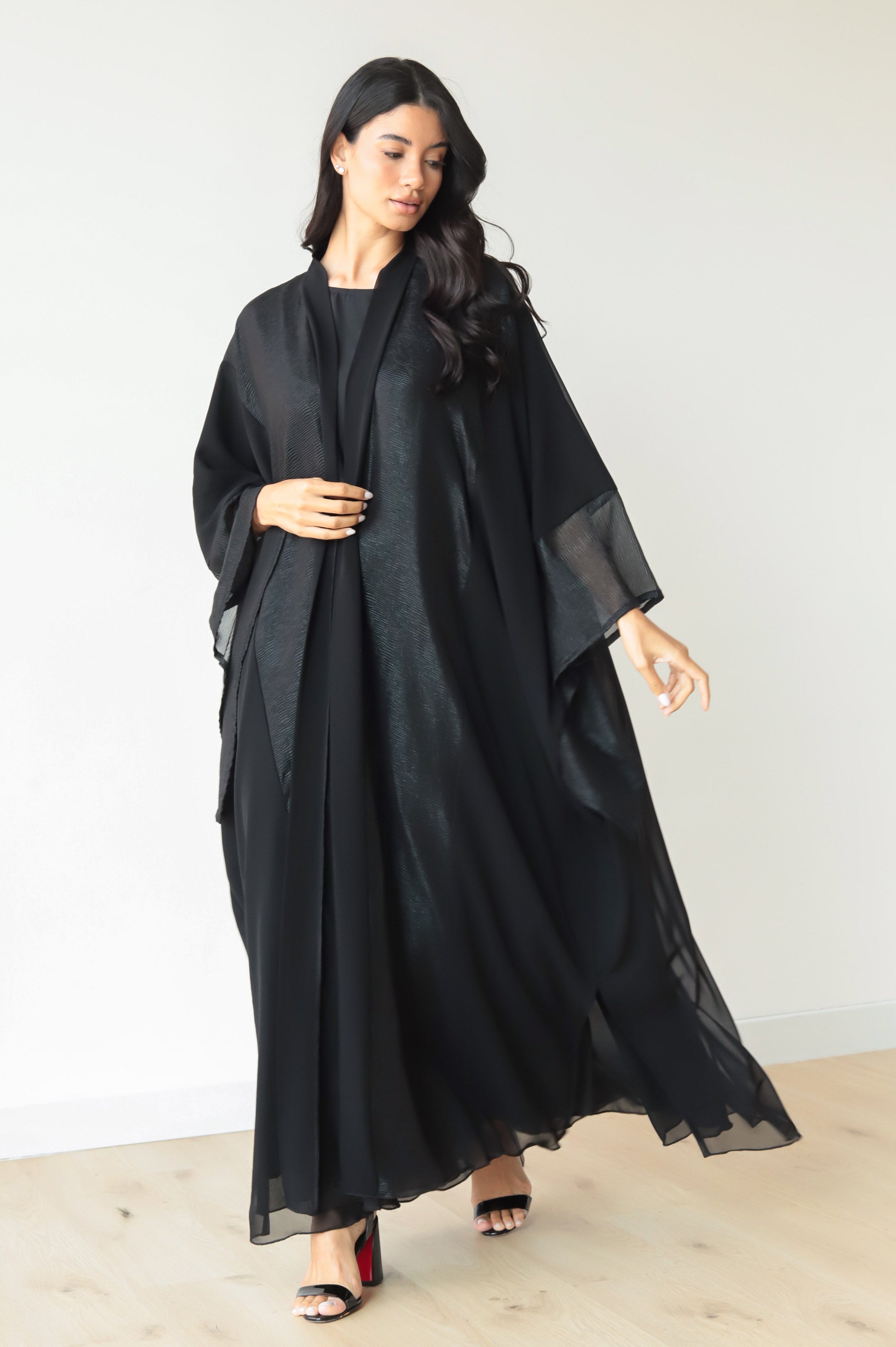 Basic Chiffon (Black Abaya)