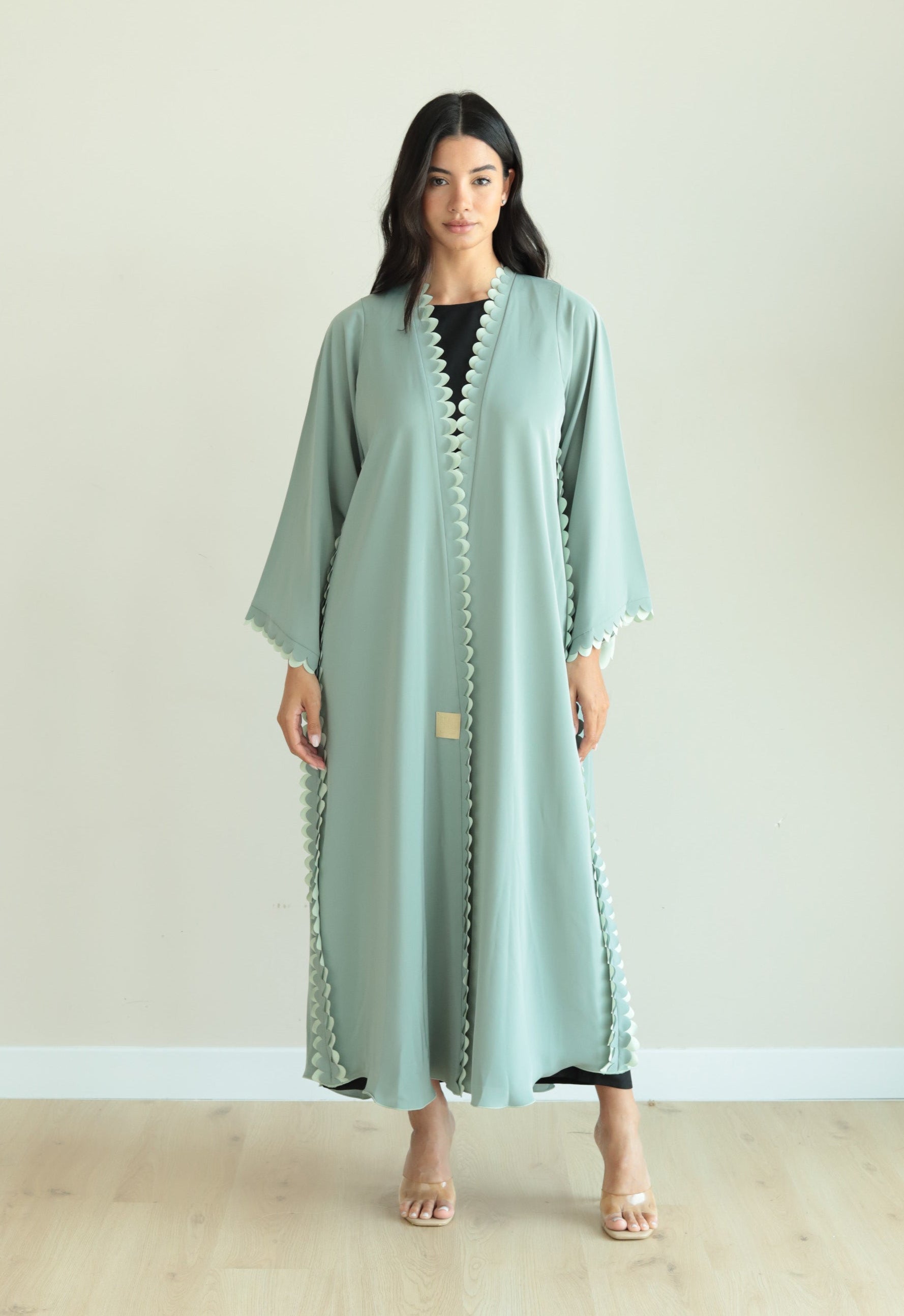 Basic Circles (Light & Dark Green Abaya)
