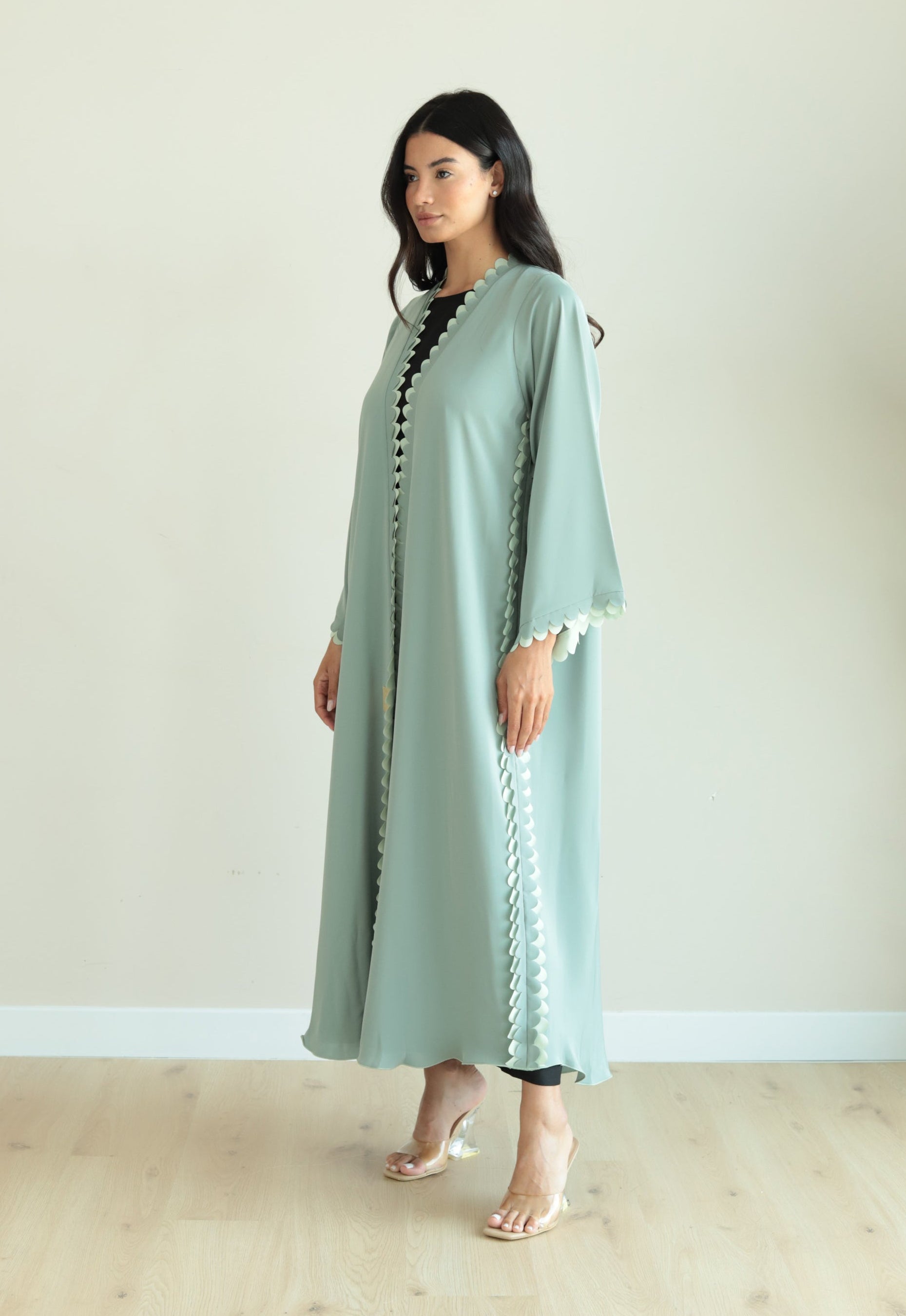Basic Circles (Light & Dark Green Abaya)