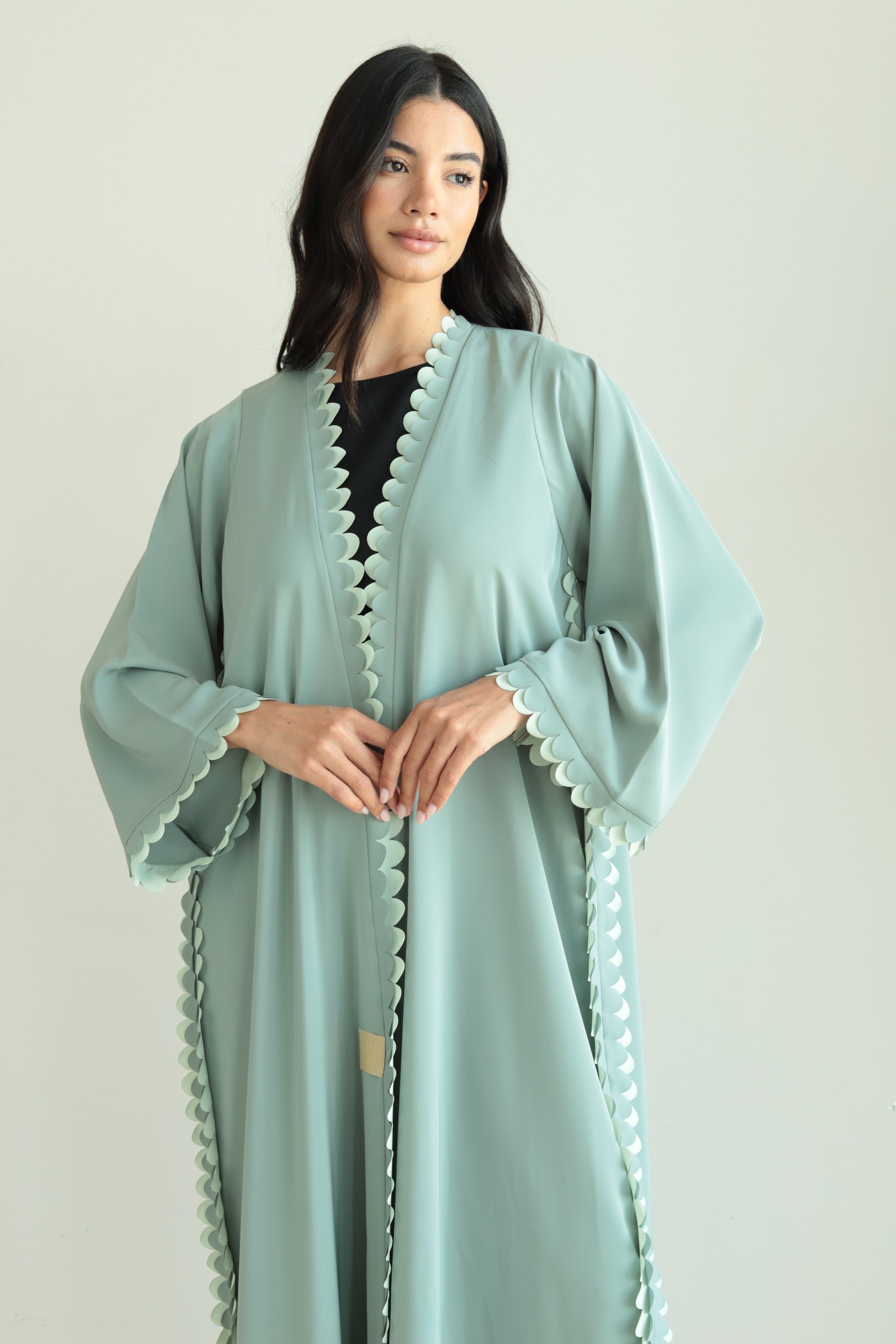Basic Circles (Light & Dark Green Abaya)