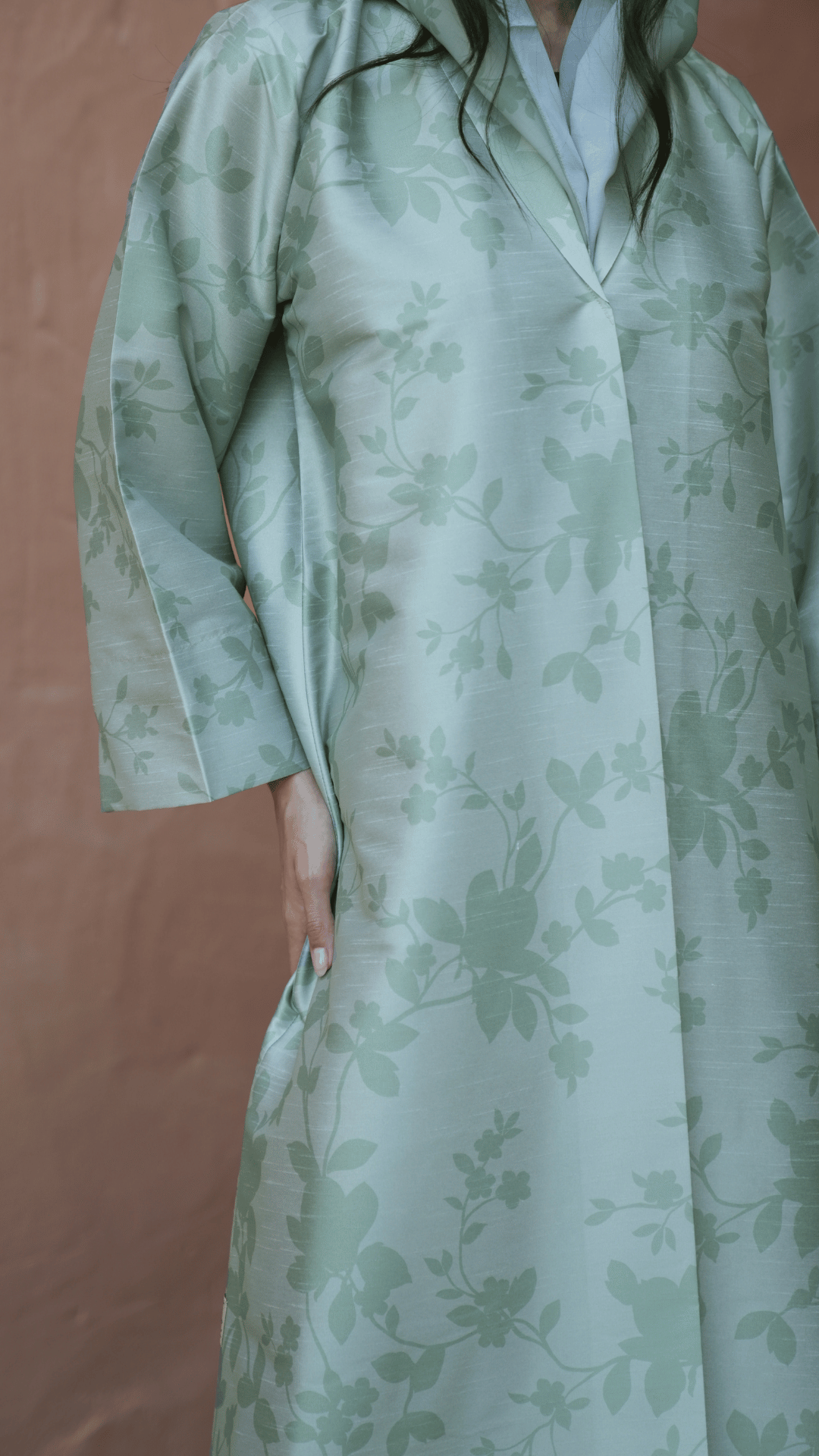 Basic Fall (Green Abaya) - BasicAbaya