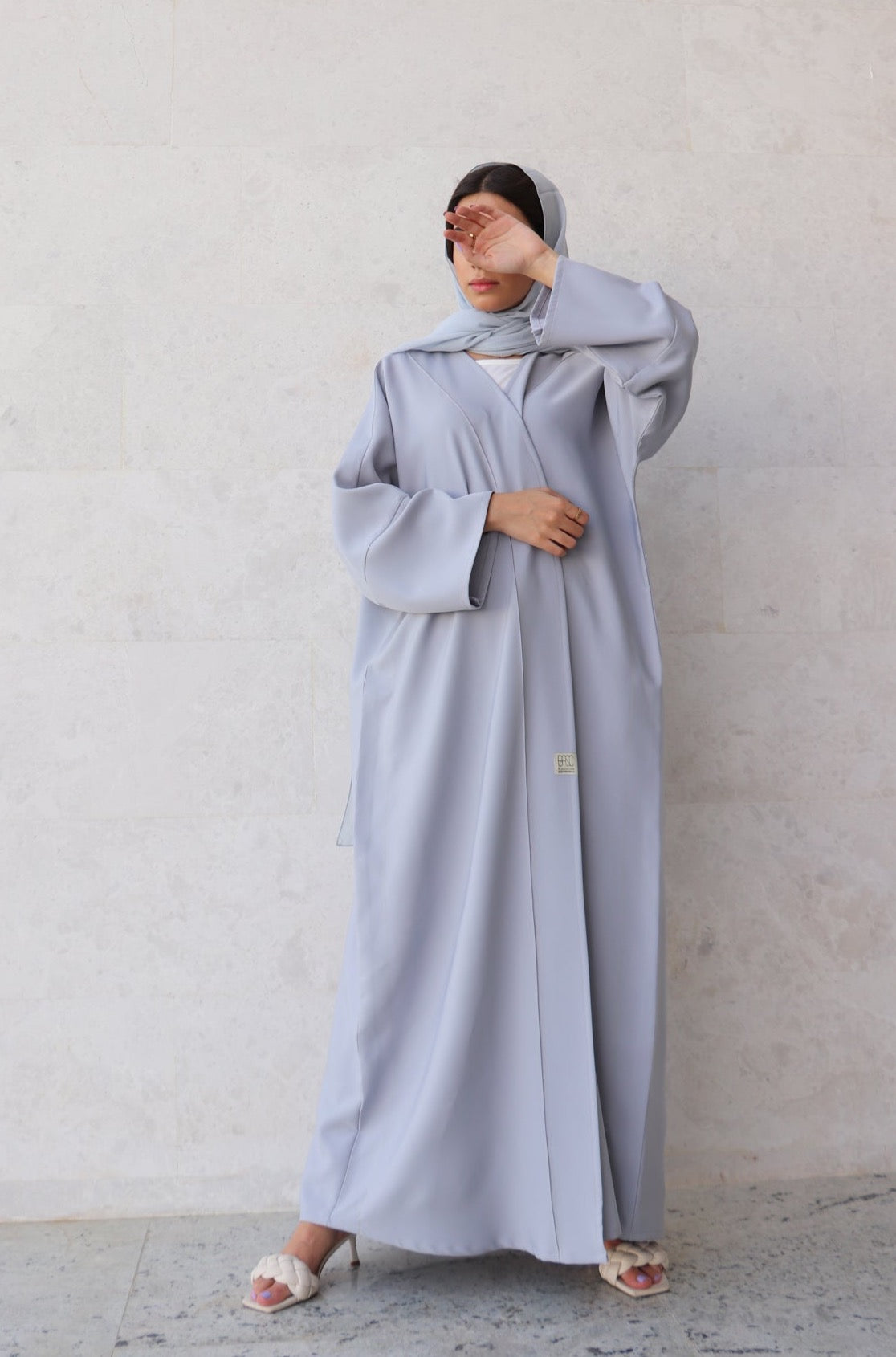 Grey abaya designs top