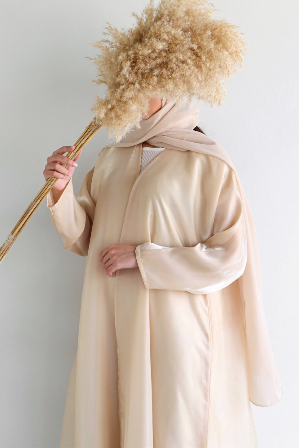 Basic Organza (Beige) - BasicAbaya