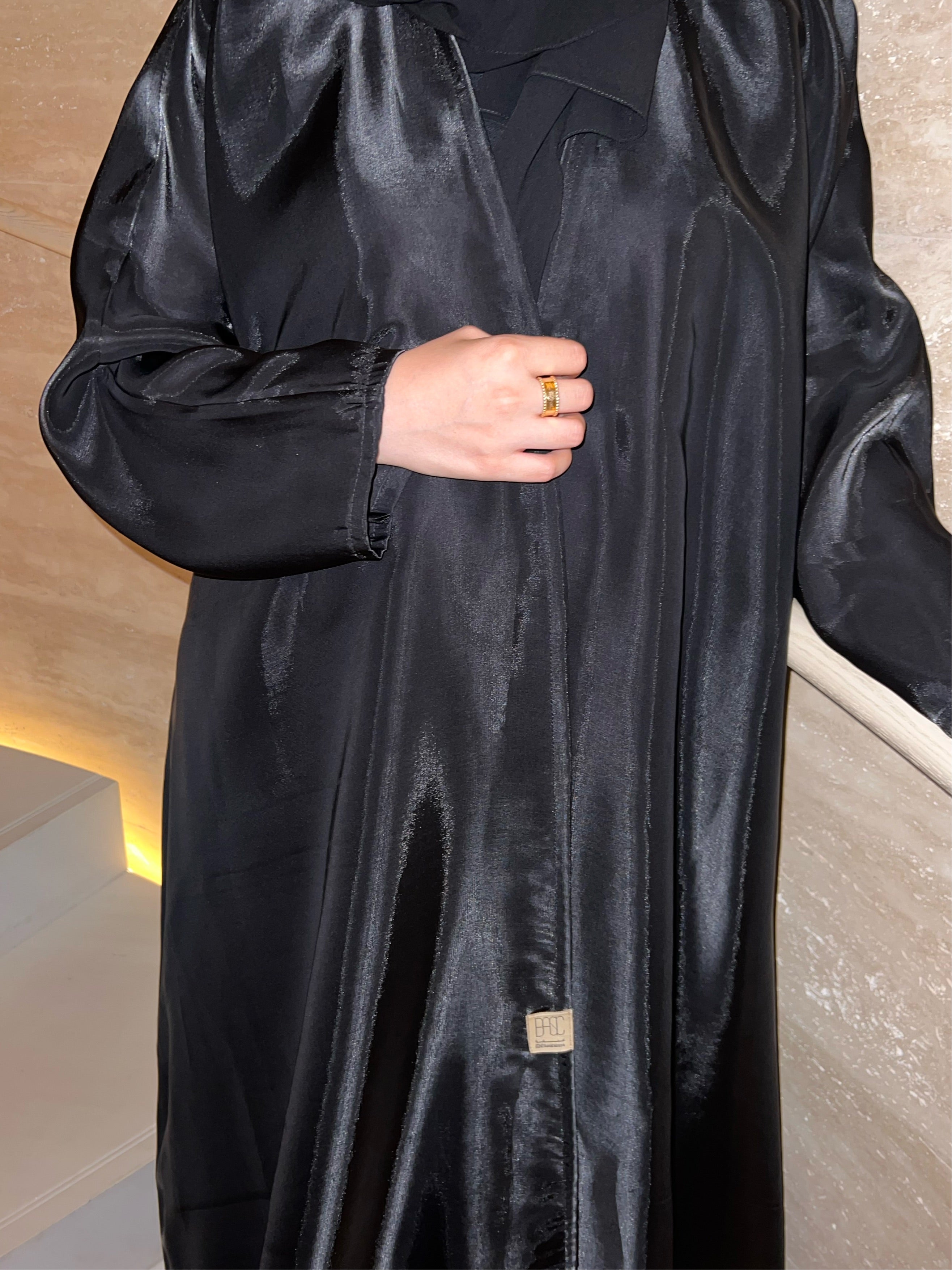Basic Organza (Black) - BasicAbaya
