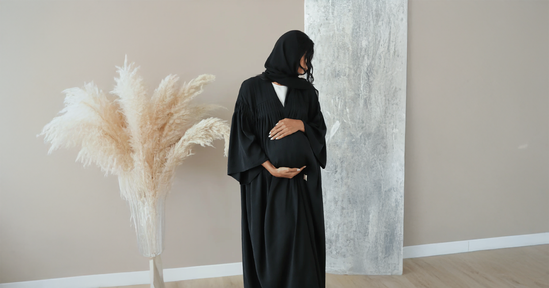 Pregnant pleats, Maternity Abayas in dubai