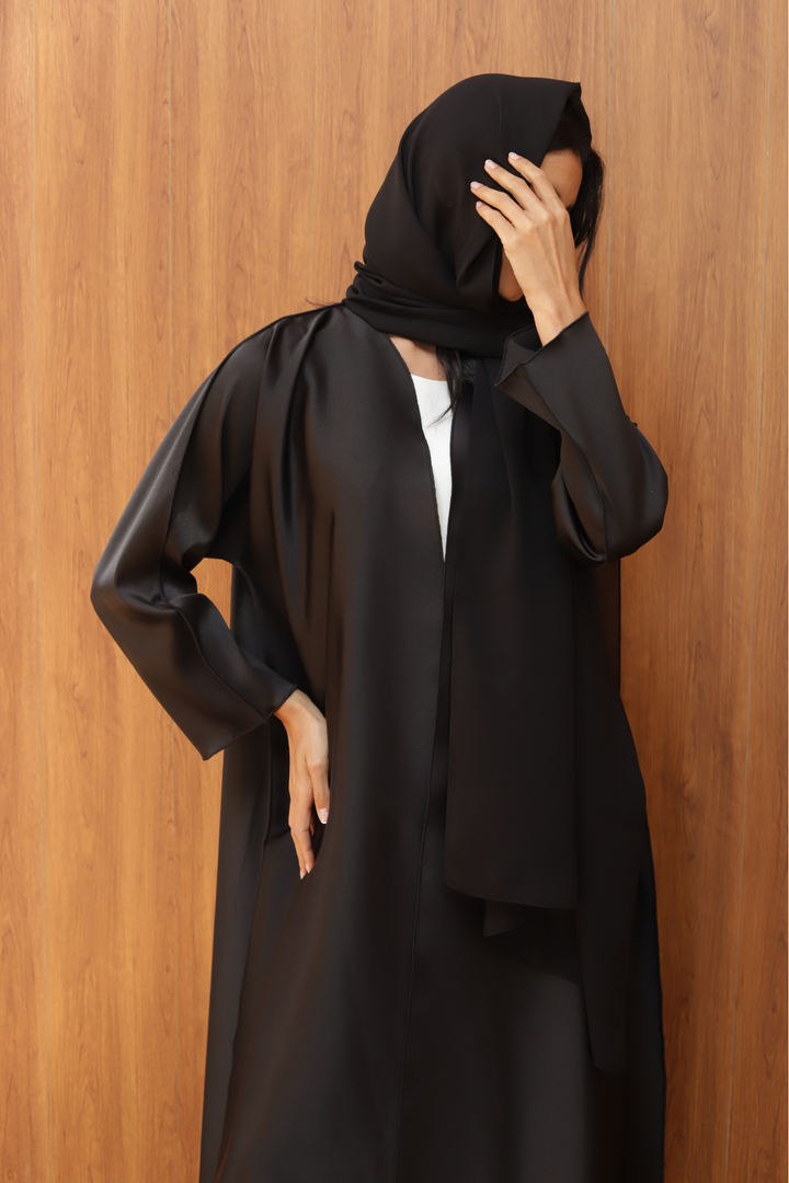 Basic Reversible (Black Abaya) - Ready to Wear