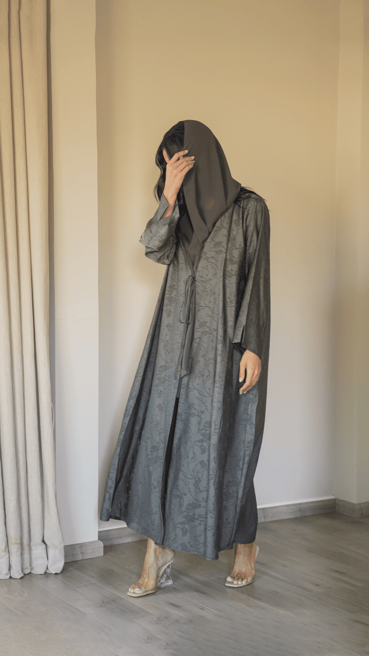 Basic Knot (Grey Abaya) - Ready to Wear