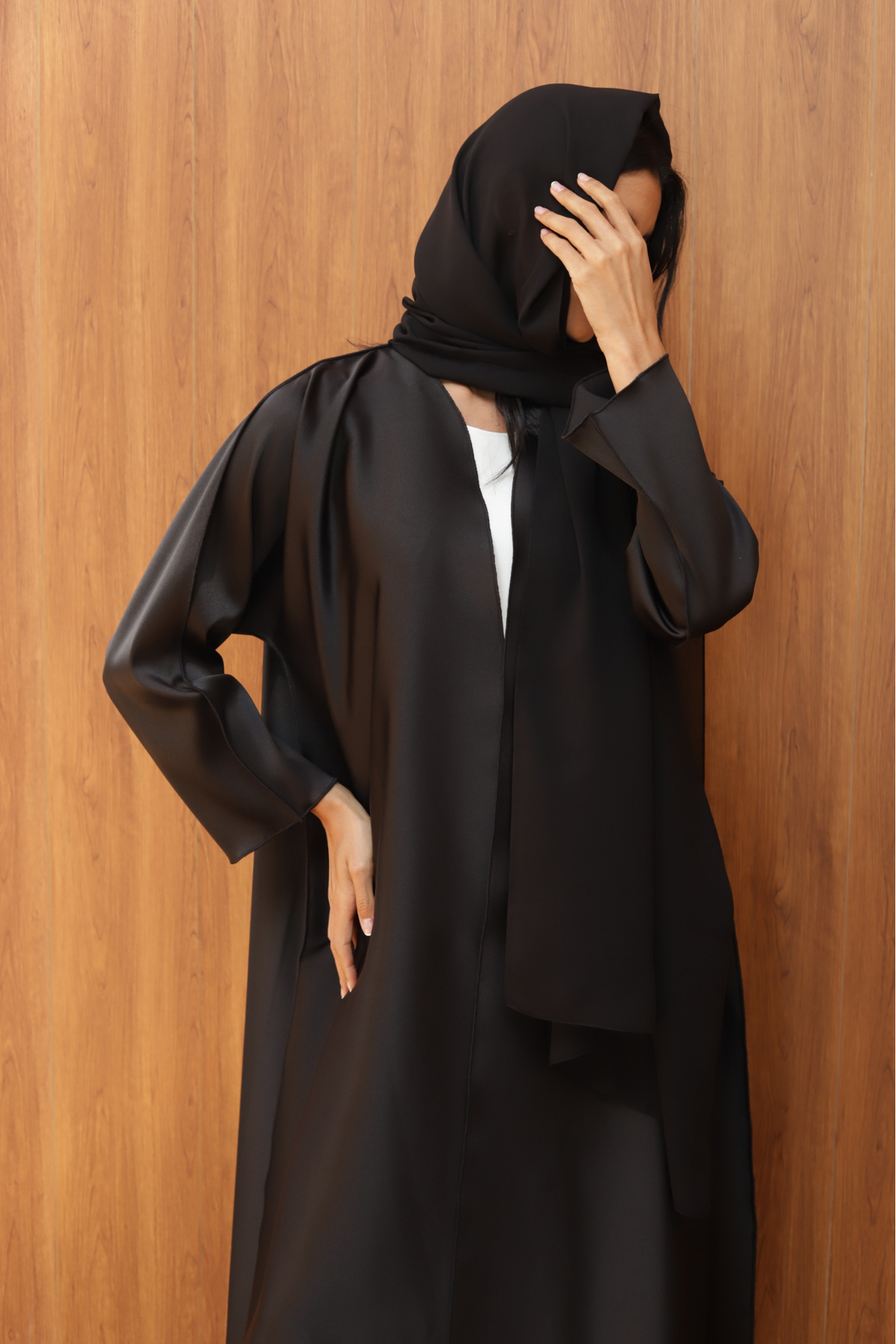 Basic Reversible (Black Abaya)