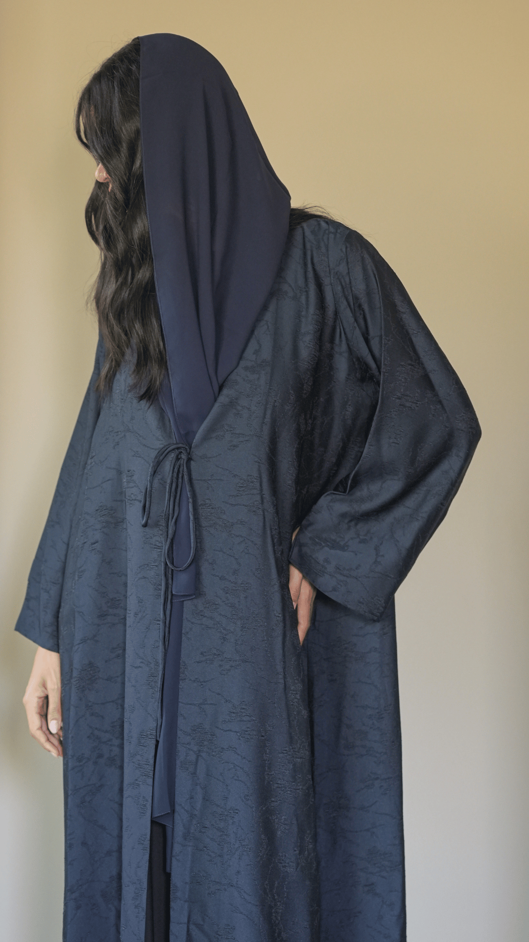 Basic Knot (Blue Abaya) - Ready to Wear