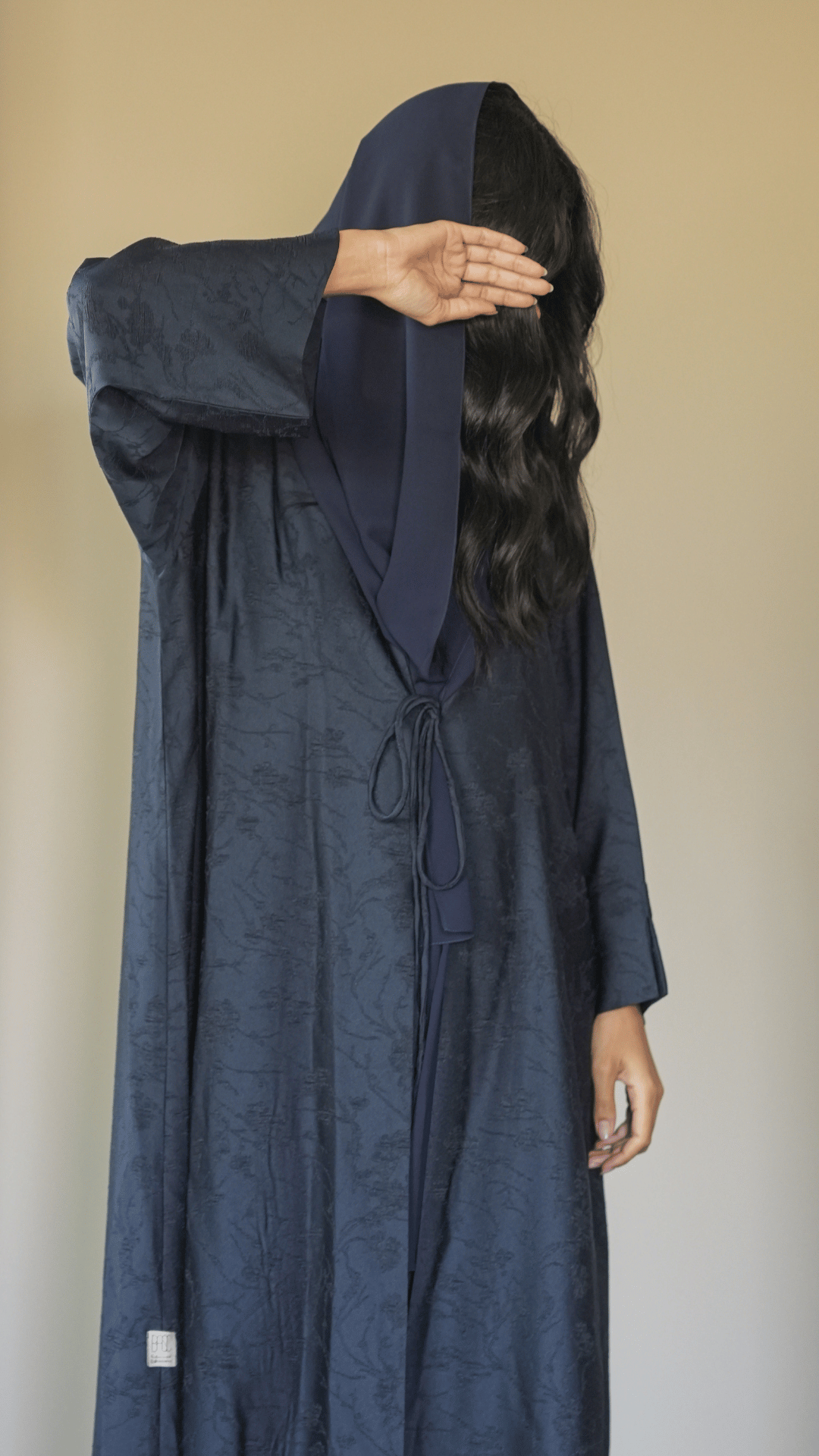 Basic Knot (Blue Abaya) - Ready to Wear