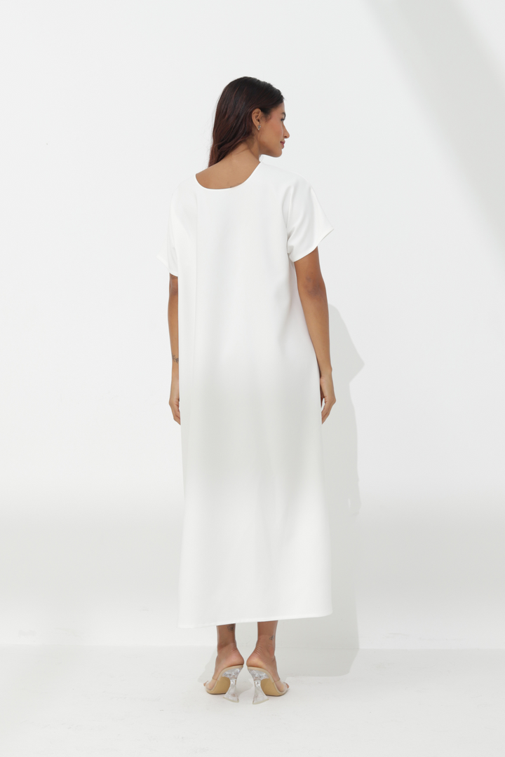 White Dress - Short Sleeves