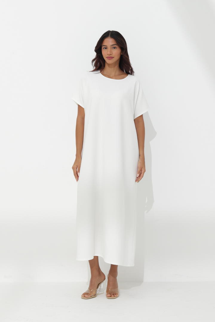 White Dress - Short Sleeves